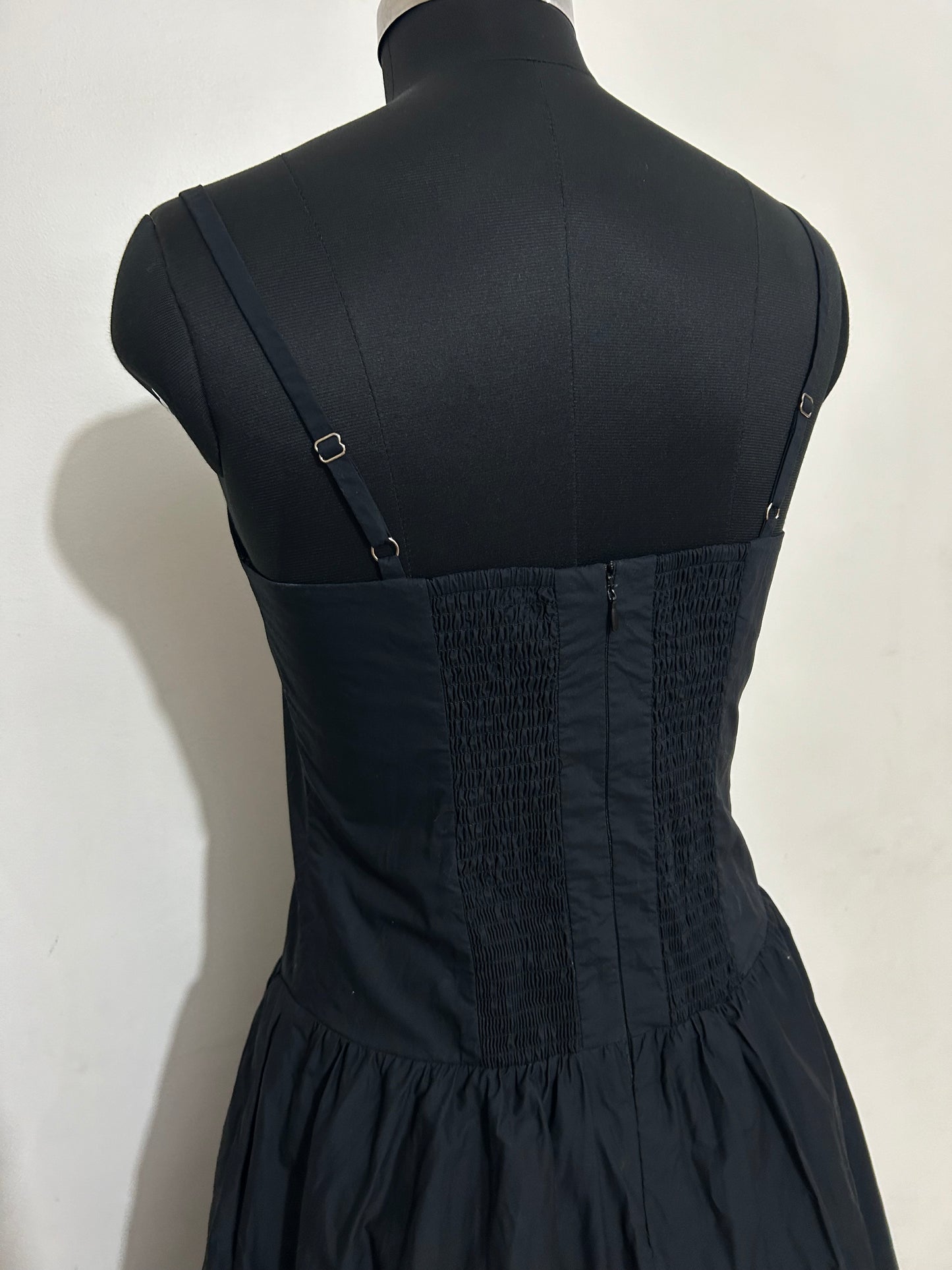 Cotton Square Neck Dress with Pockets