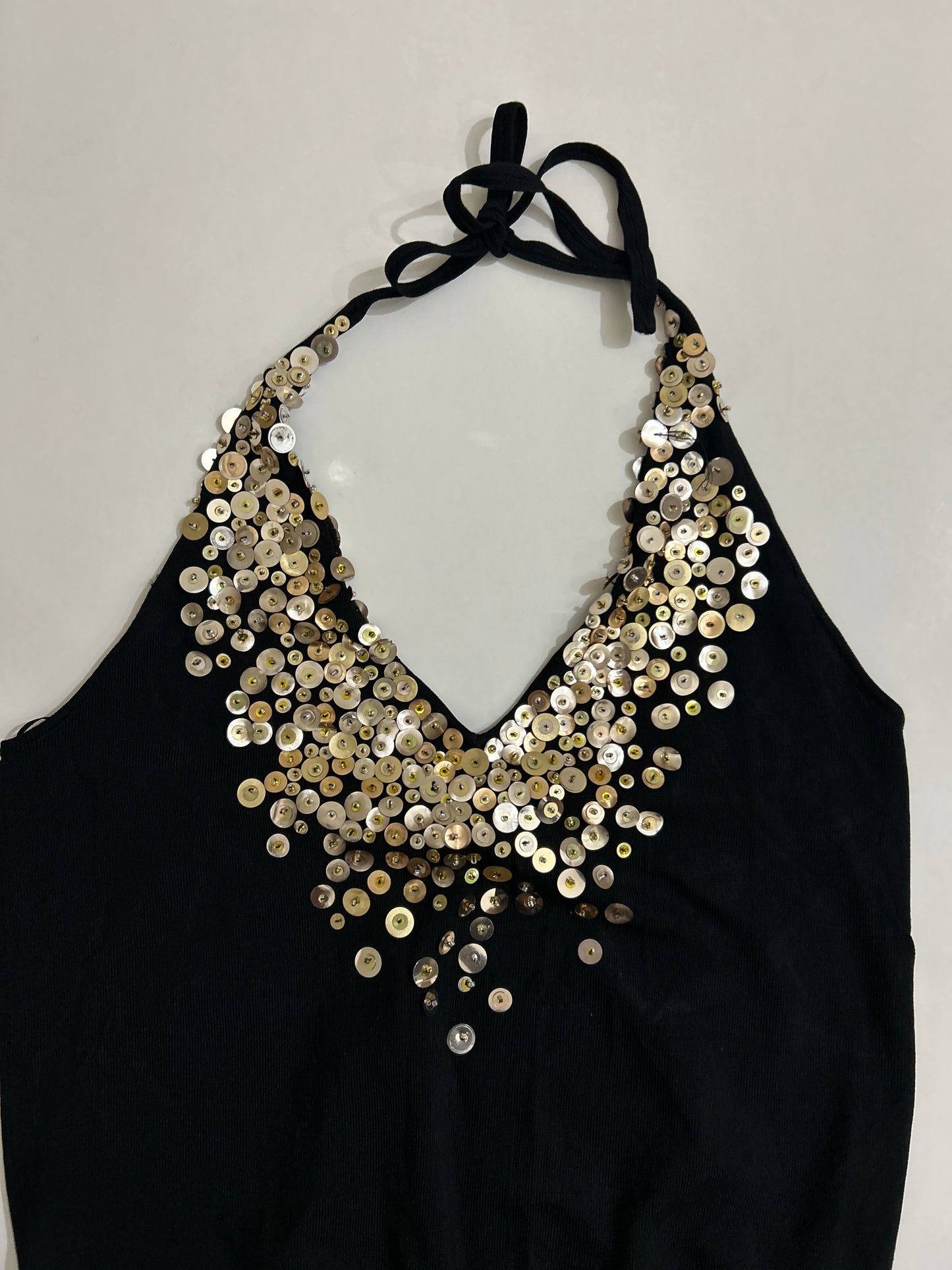 Embellished Halterneck Top