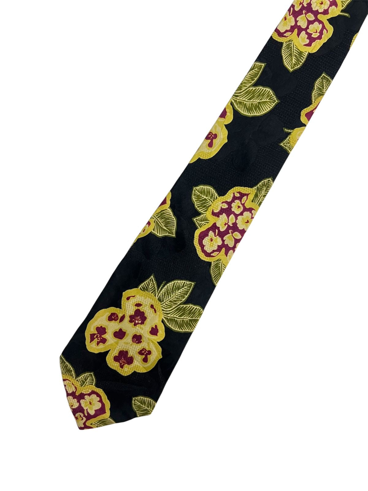 Vintage Hugo Boss floral print silk