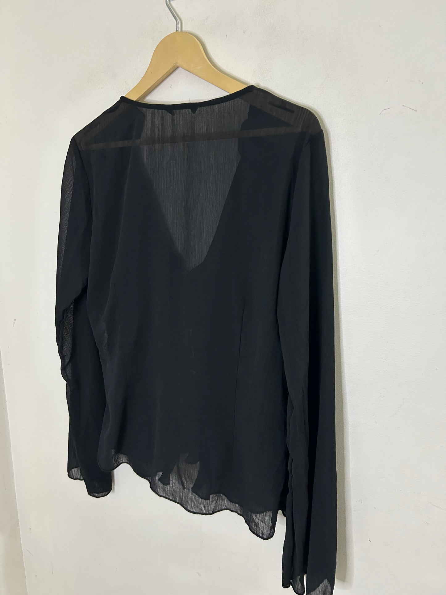 Ruffle Blouse: Bust- Till 42”