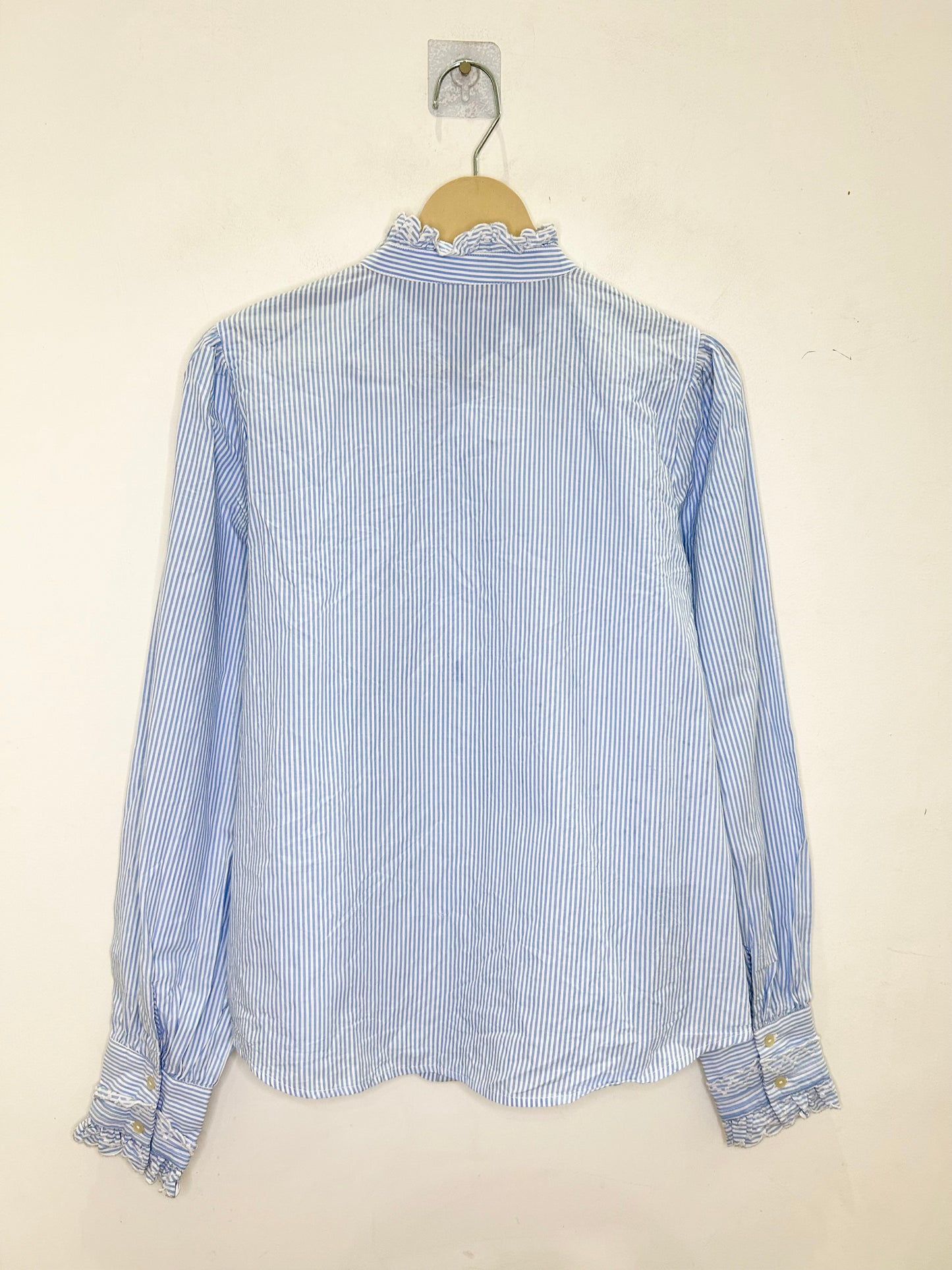 Striped Ruffle Shirt