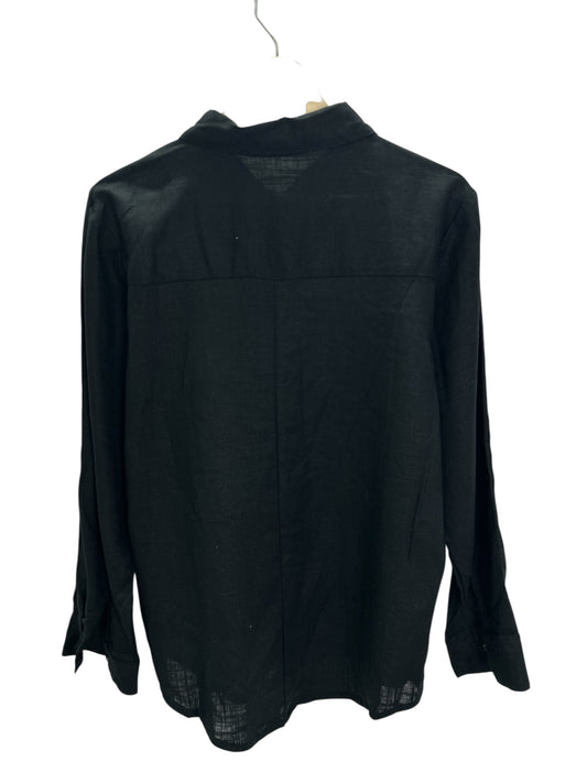 Black Embroidered Shirt