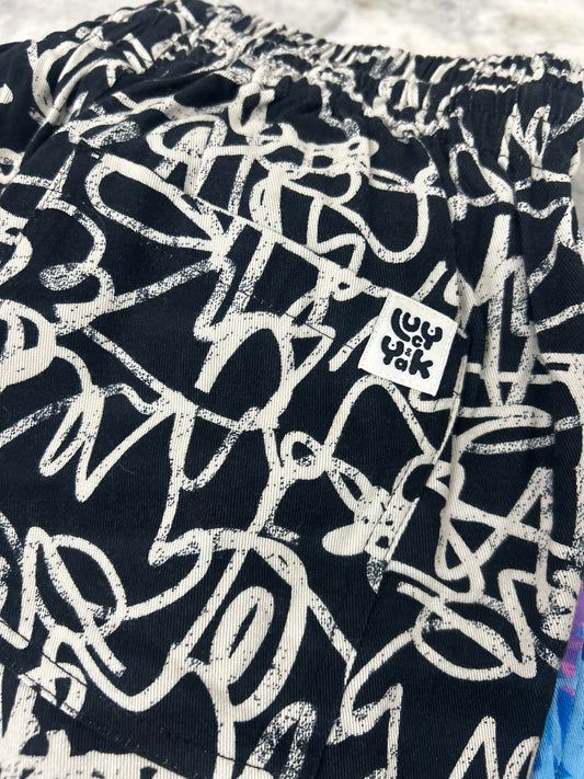 Lucy&Yak Graffiti Shorts