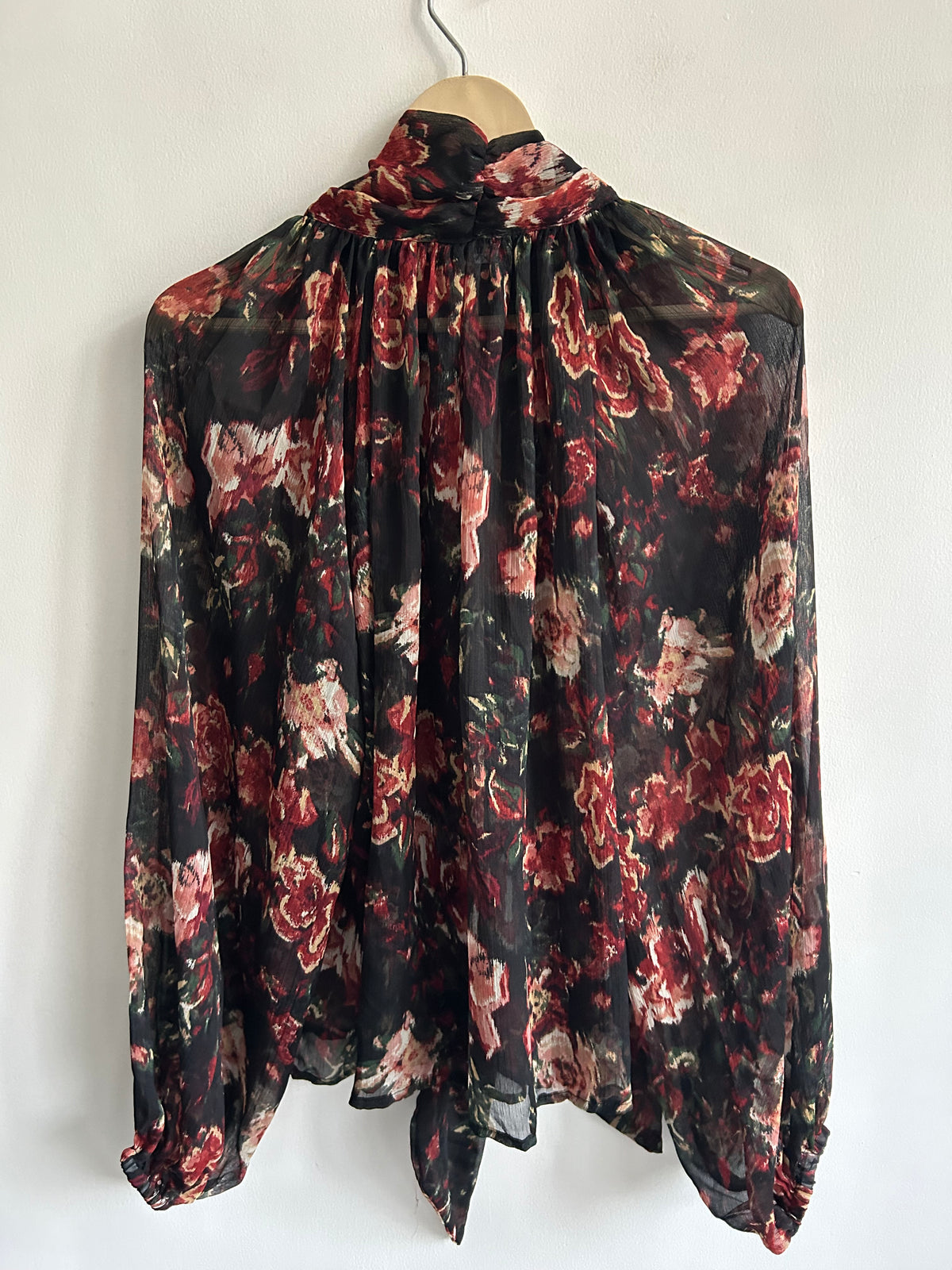 Floral Scarf Top