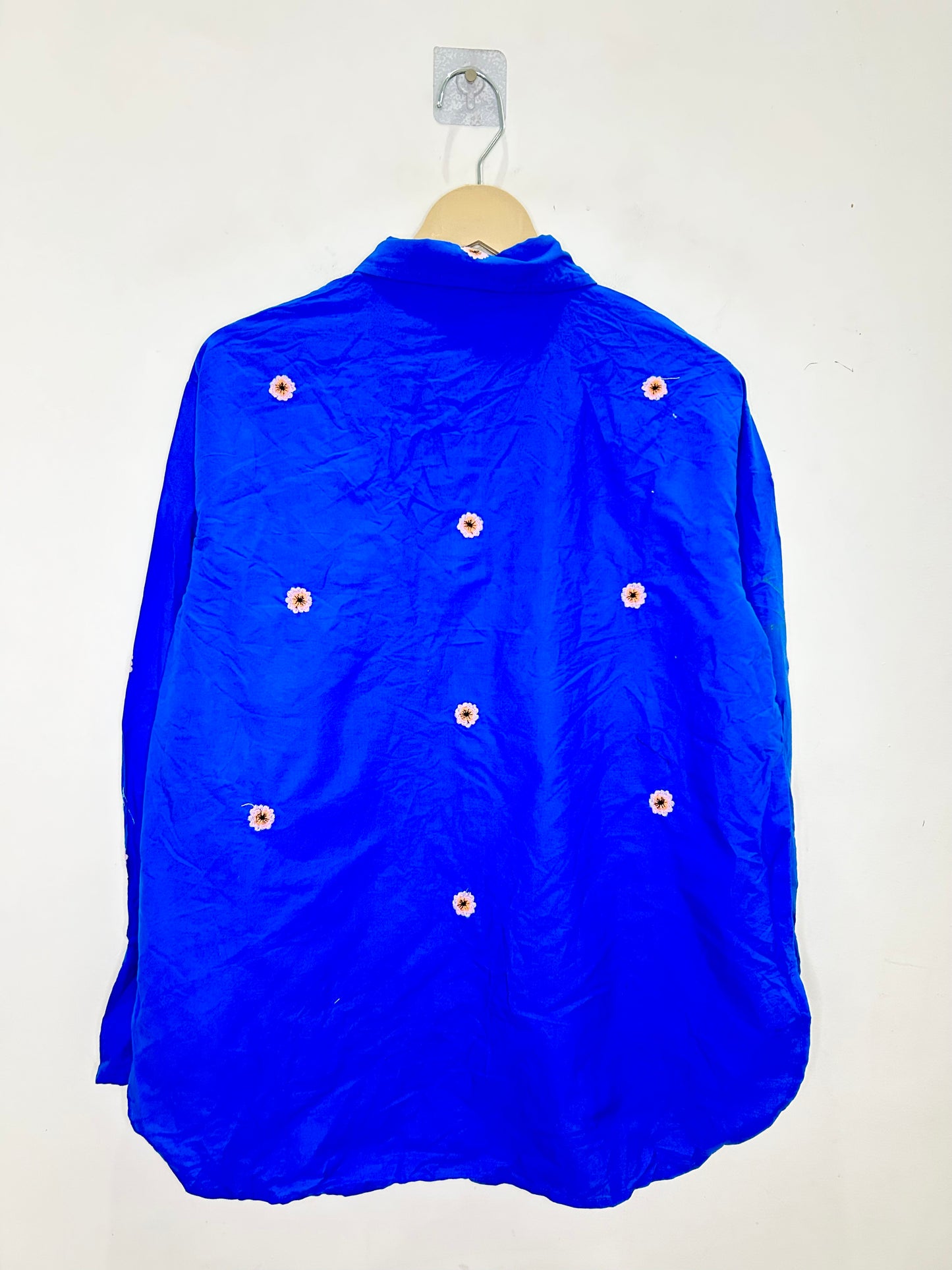 Blue Mini Floral Cotton Shirt
