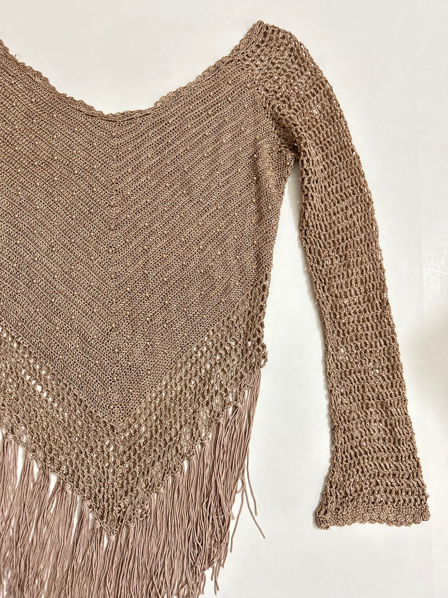 Beaded Fringe Top