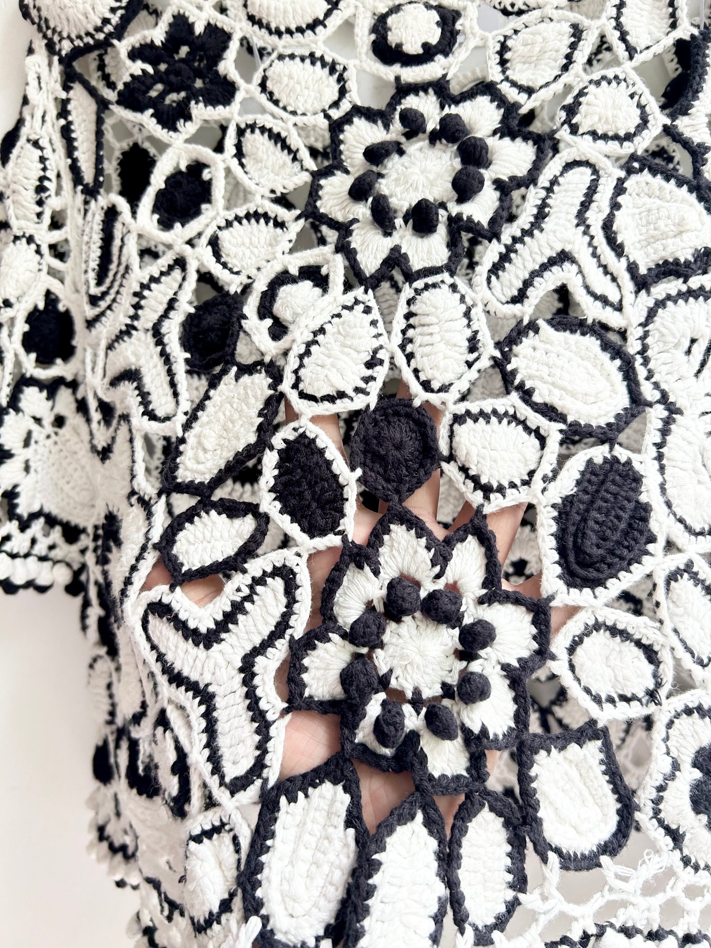 Crochet B&W Top