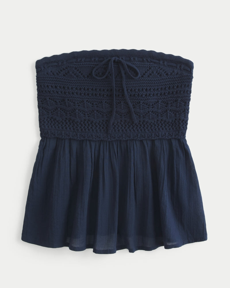 Hollister Navy Top