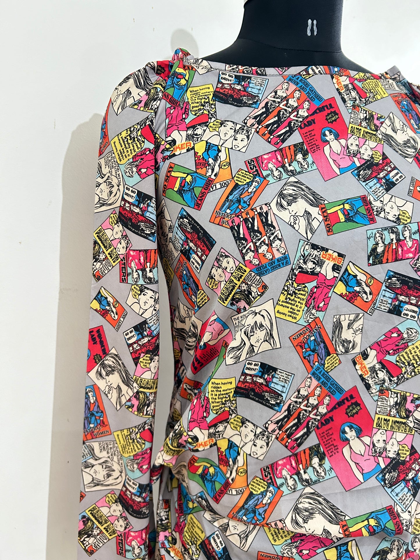 Comic Print Dress