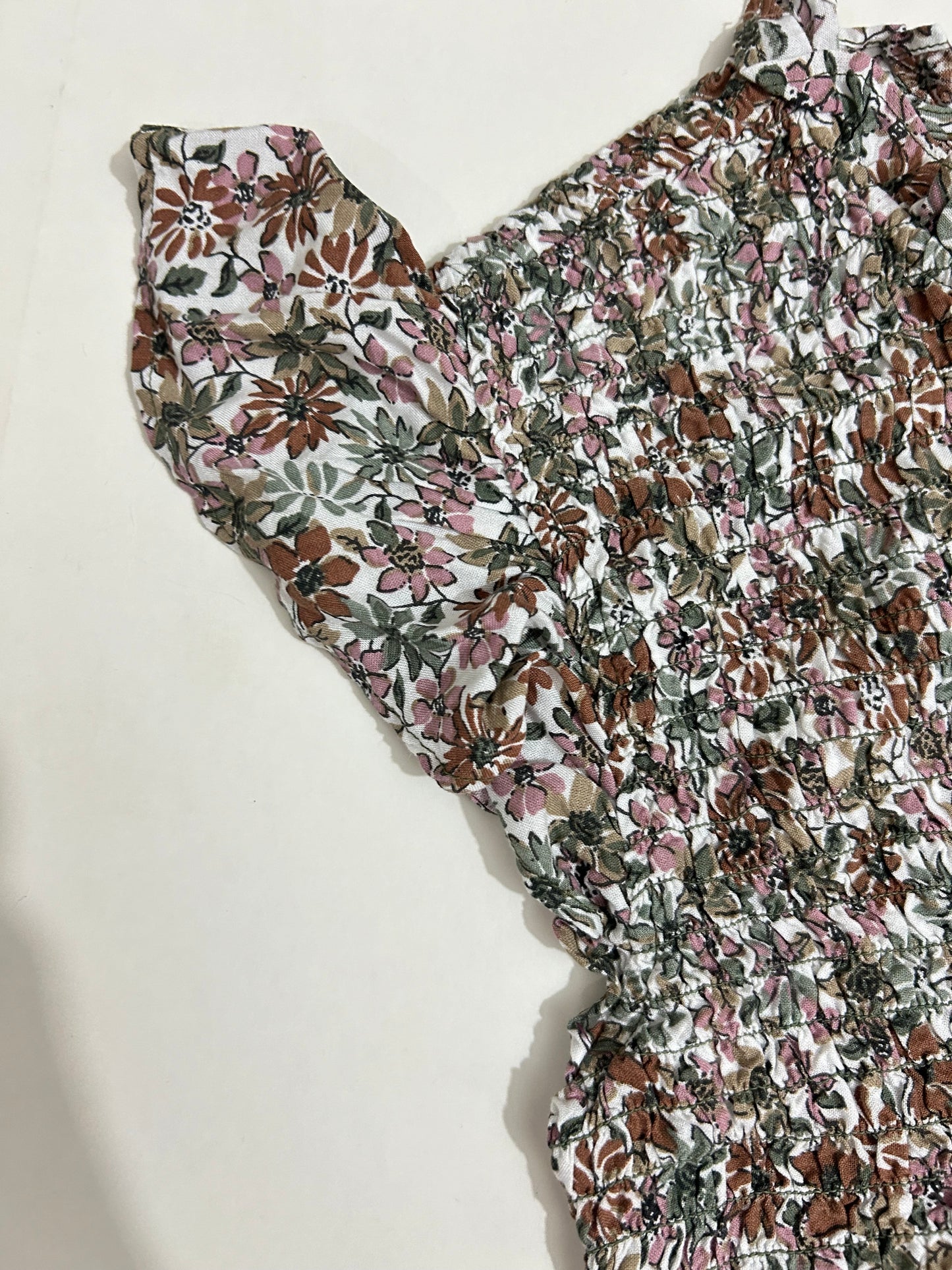 Floral Ruched Top