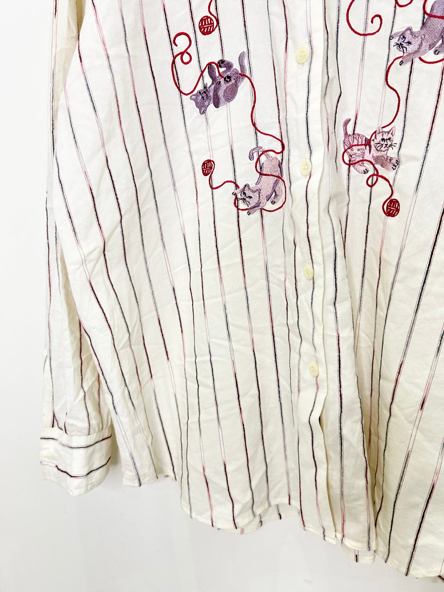 Cat Striped Shirt