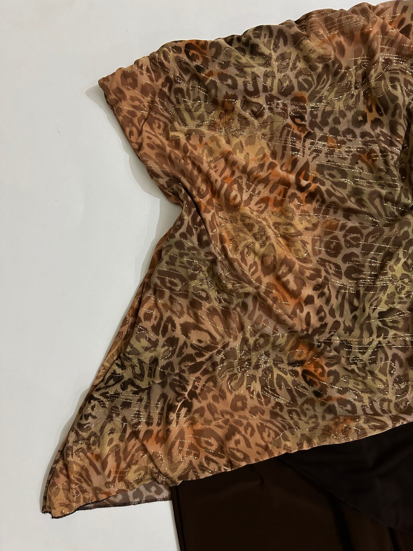 Strapless Leopard Jumpsuit