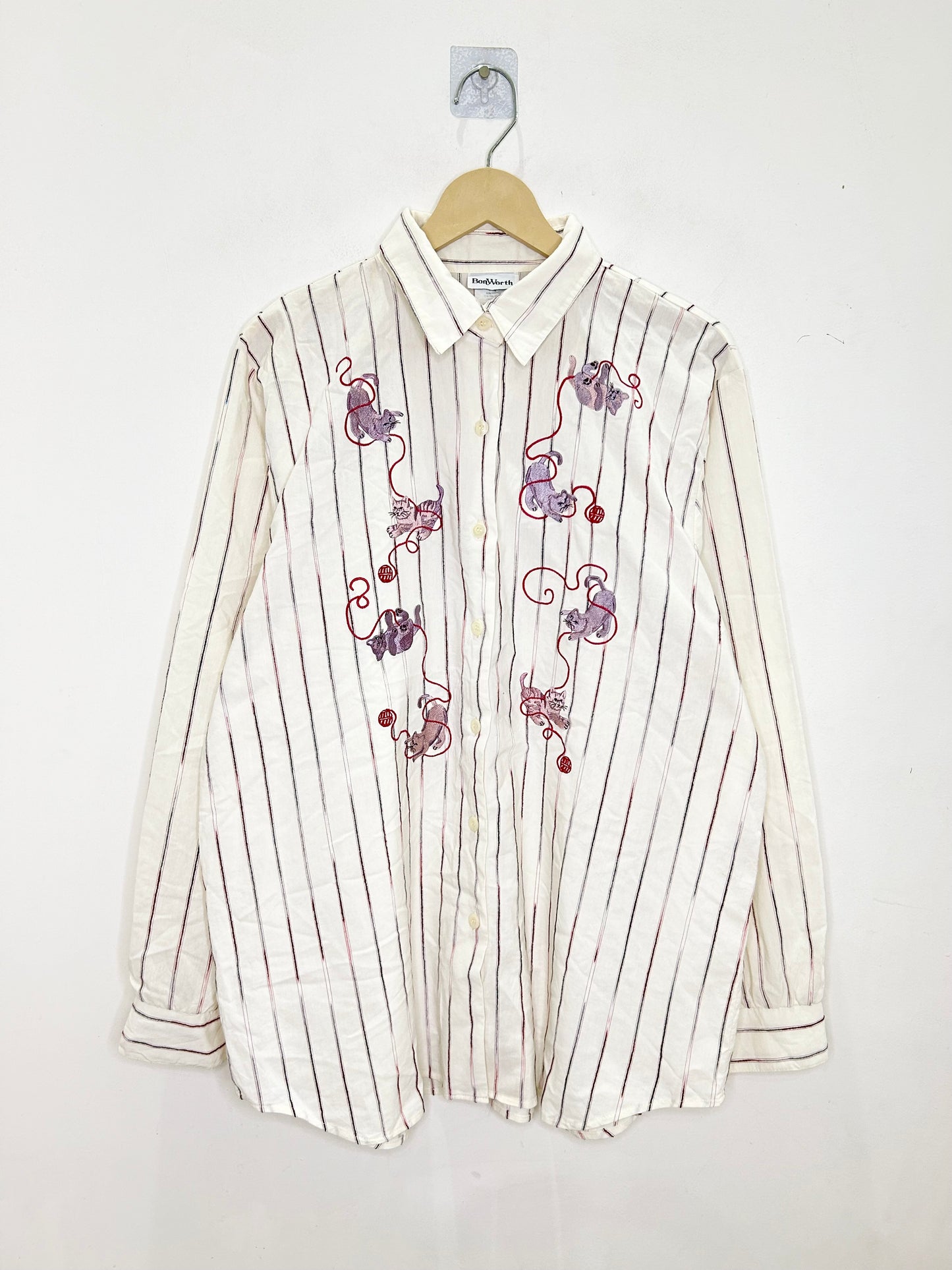 Cat Striped Shirt