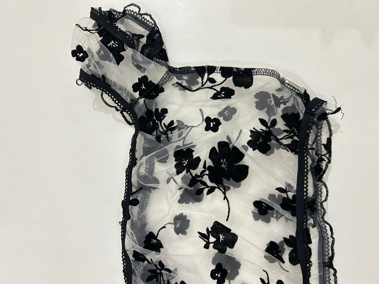 Mesh Floral Top