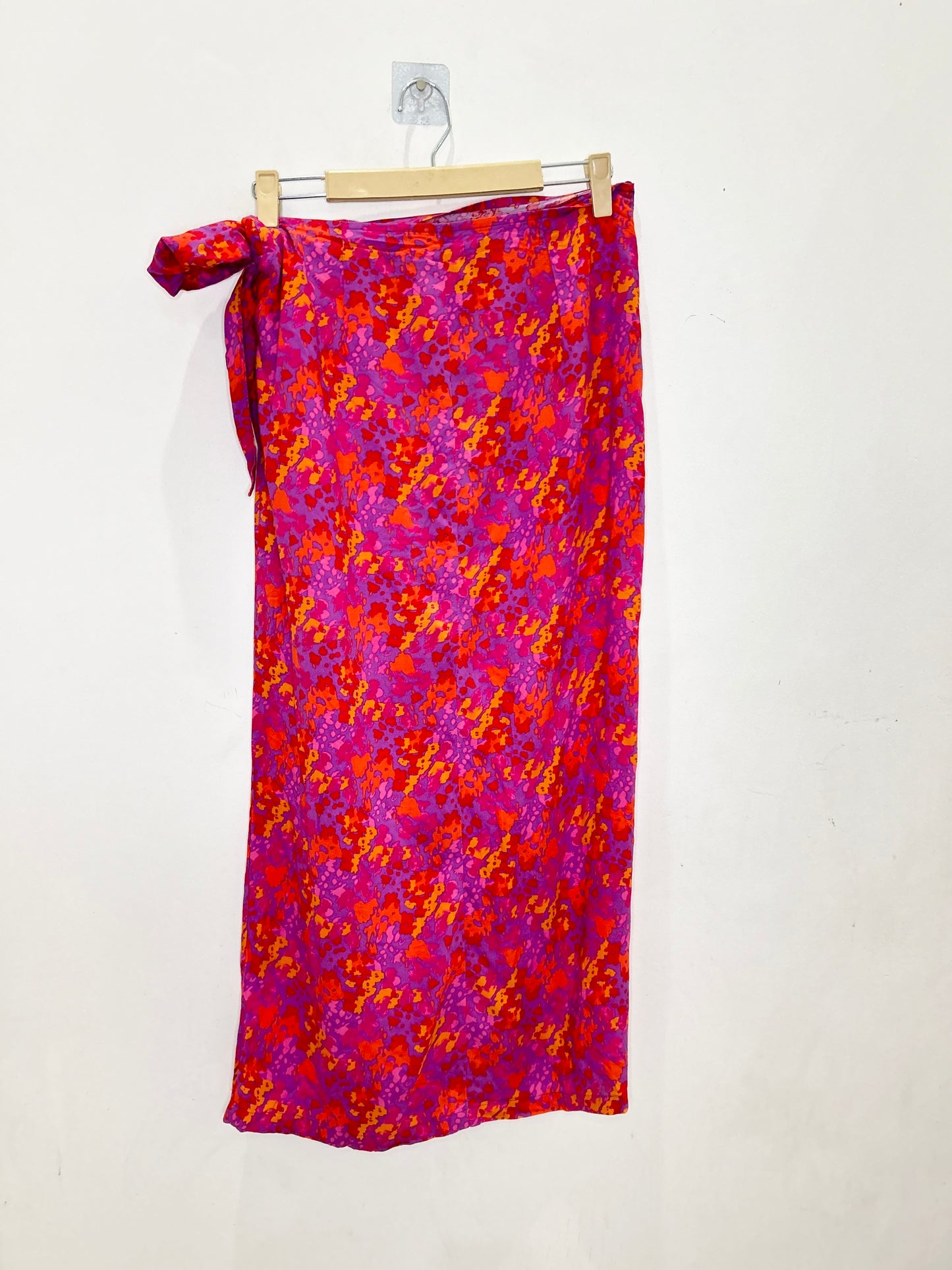 Floral Wrap Knot Skirt