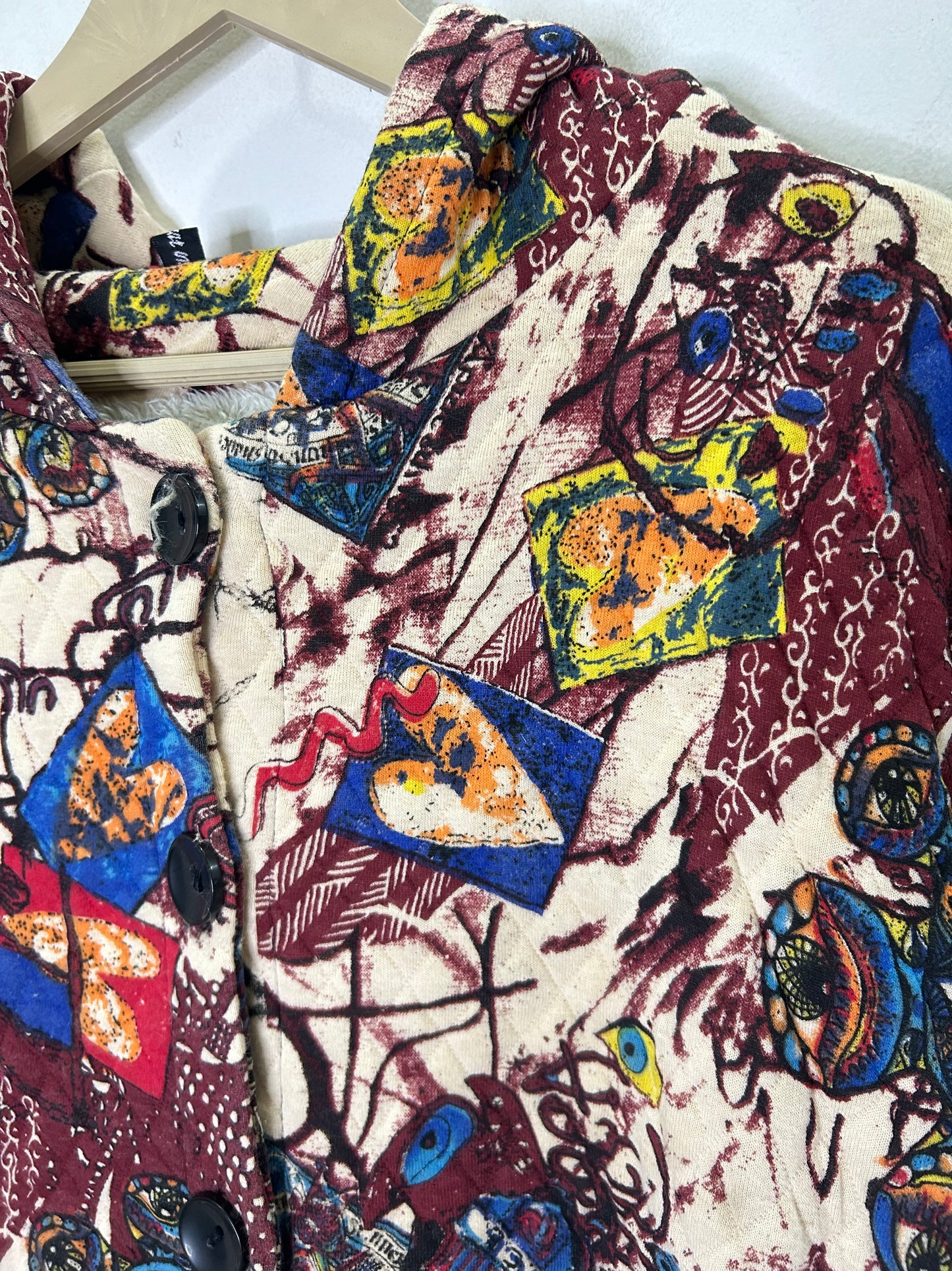 Wearable Art Jacket with Hoodie