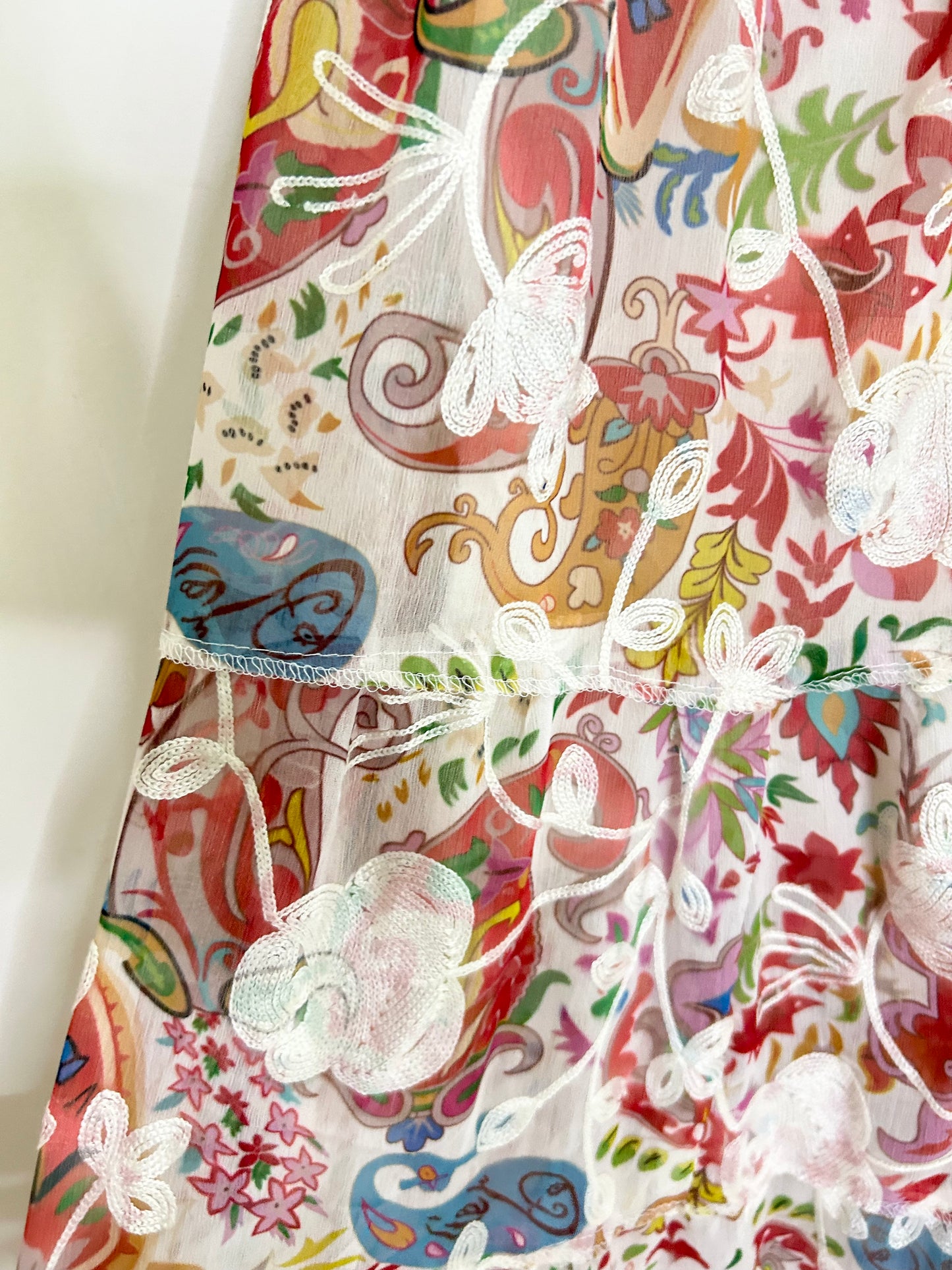 Embroidered Patterned Skirt
