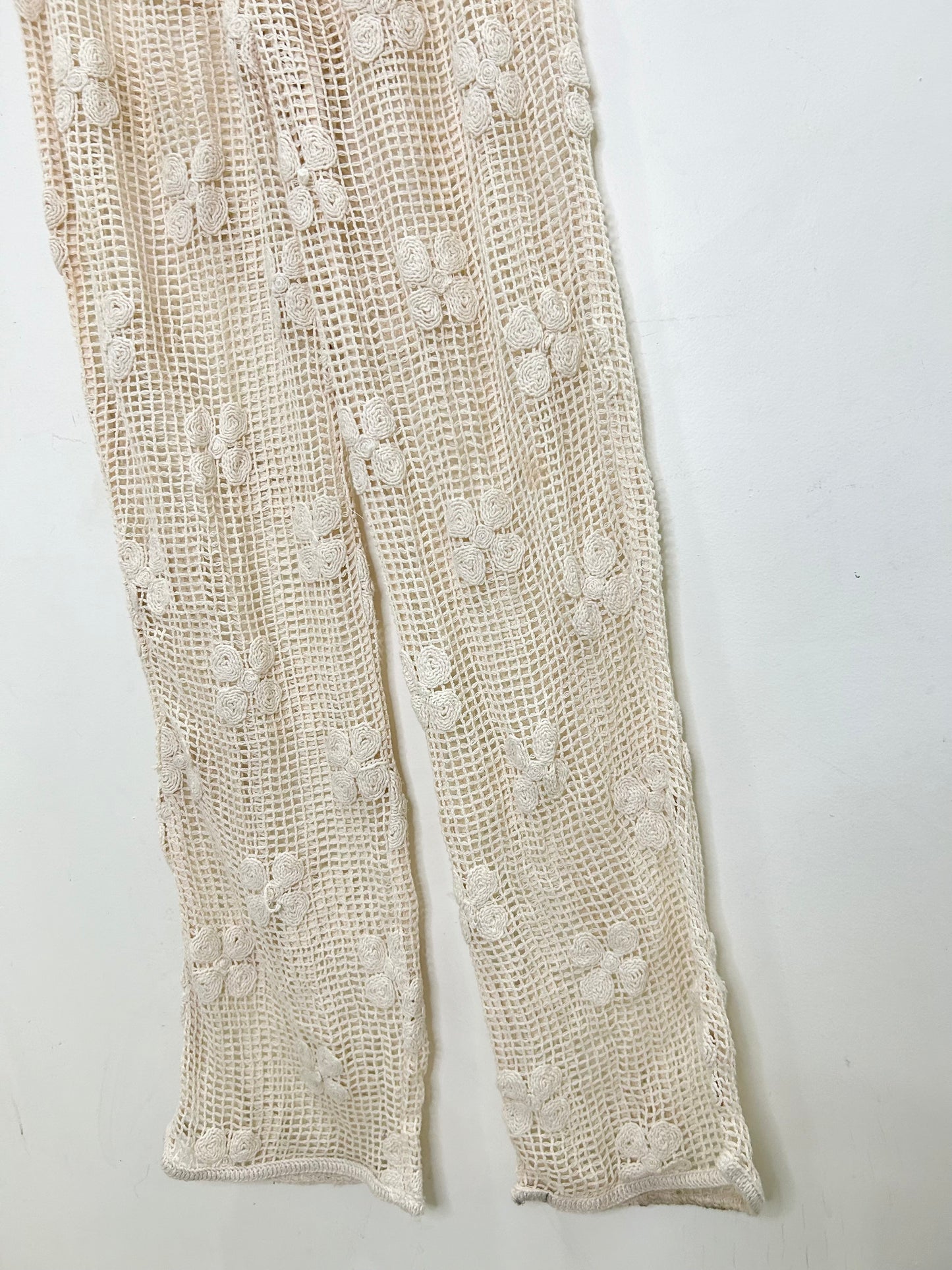 Crochet Beige Pants