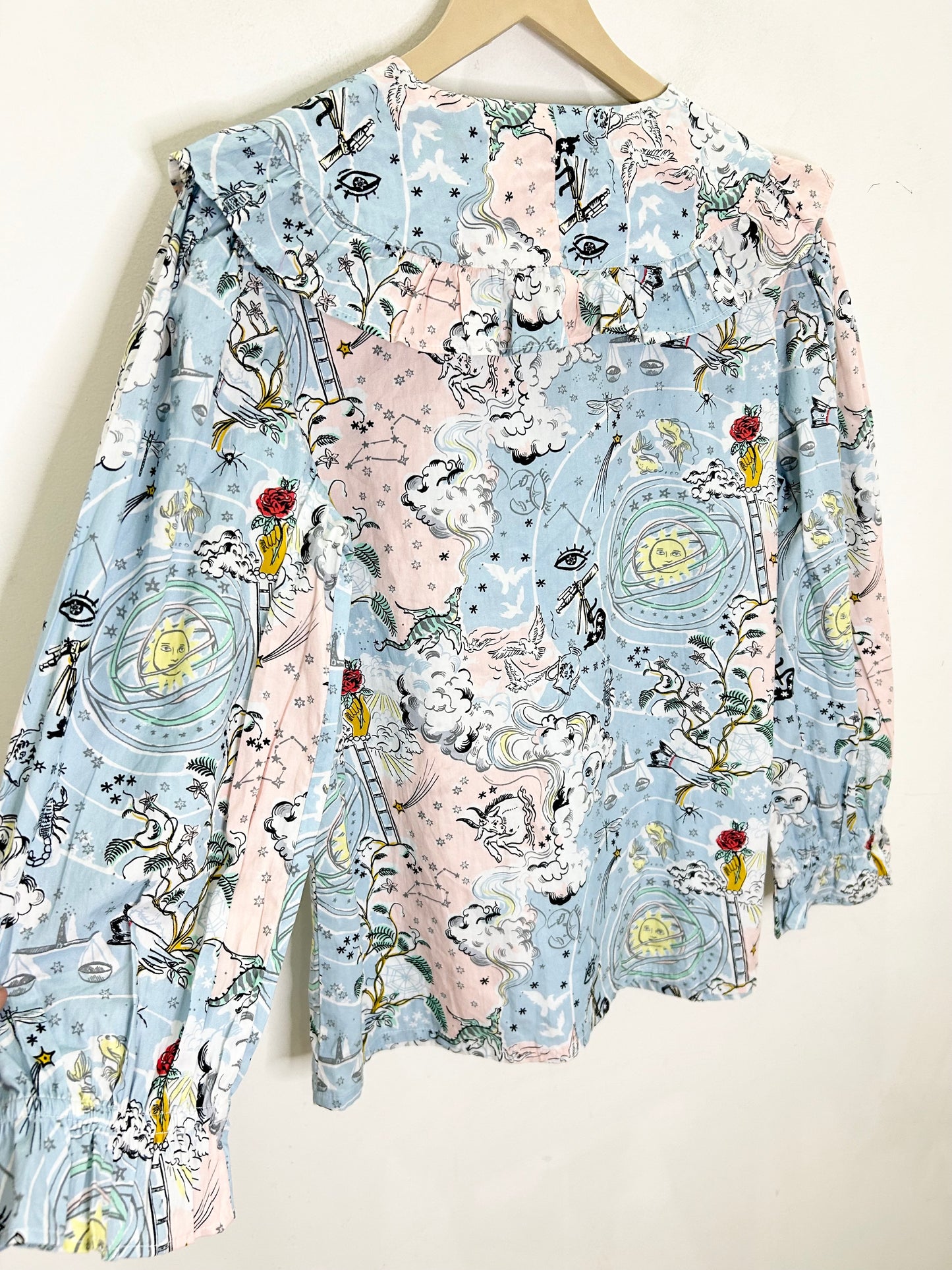 Dreamy Moon Ruffle Shirt