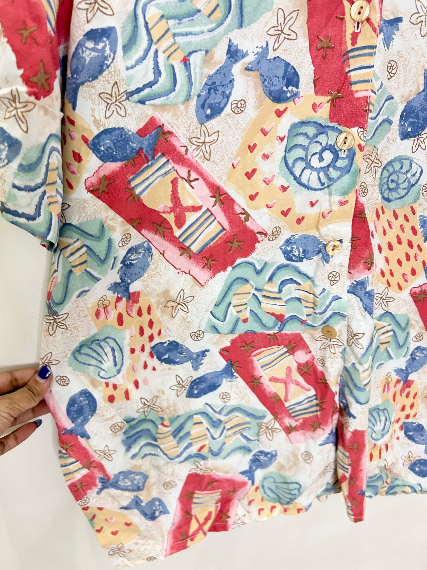 Fish Shirt: Chest- 44”