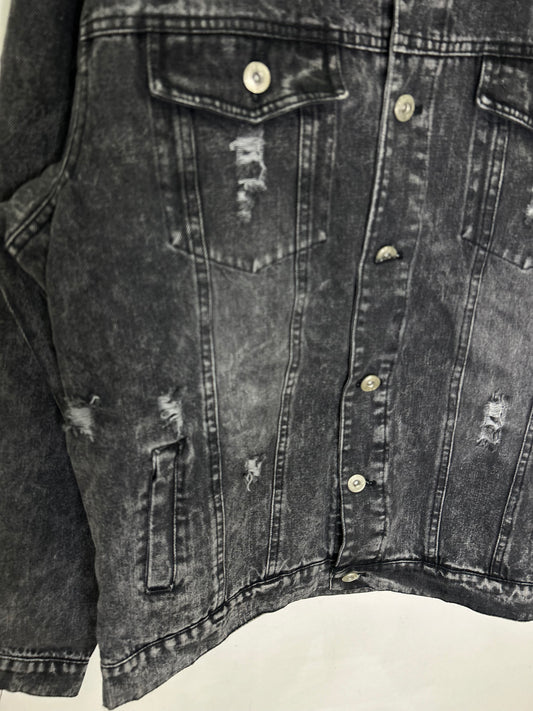 Distressed Cult Denim Jacket