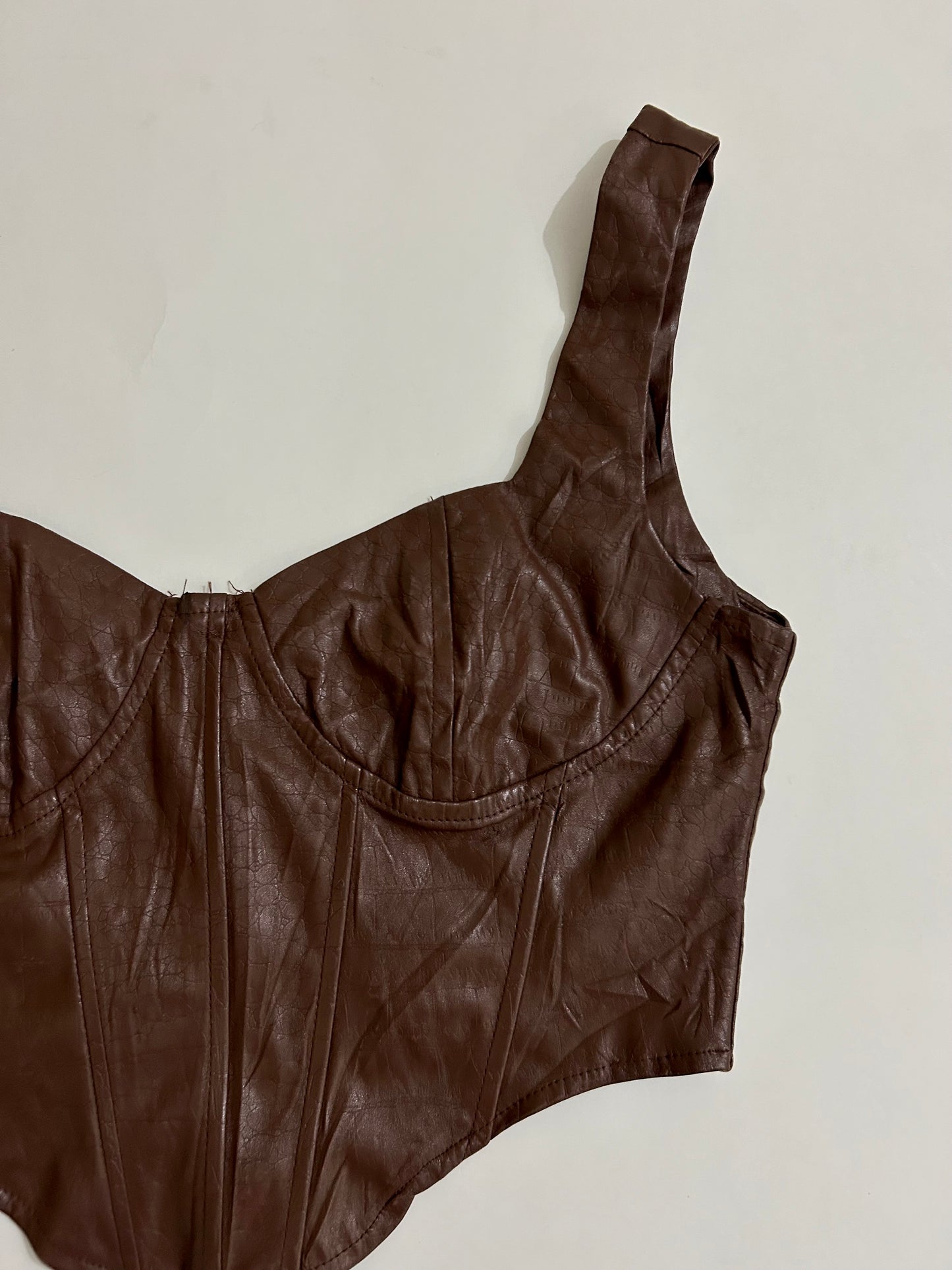 Brown Corset Top