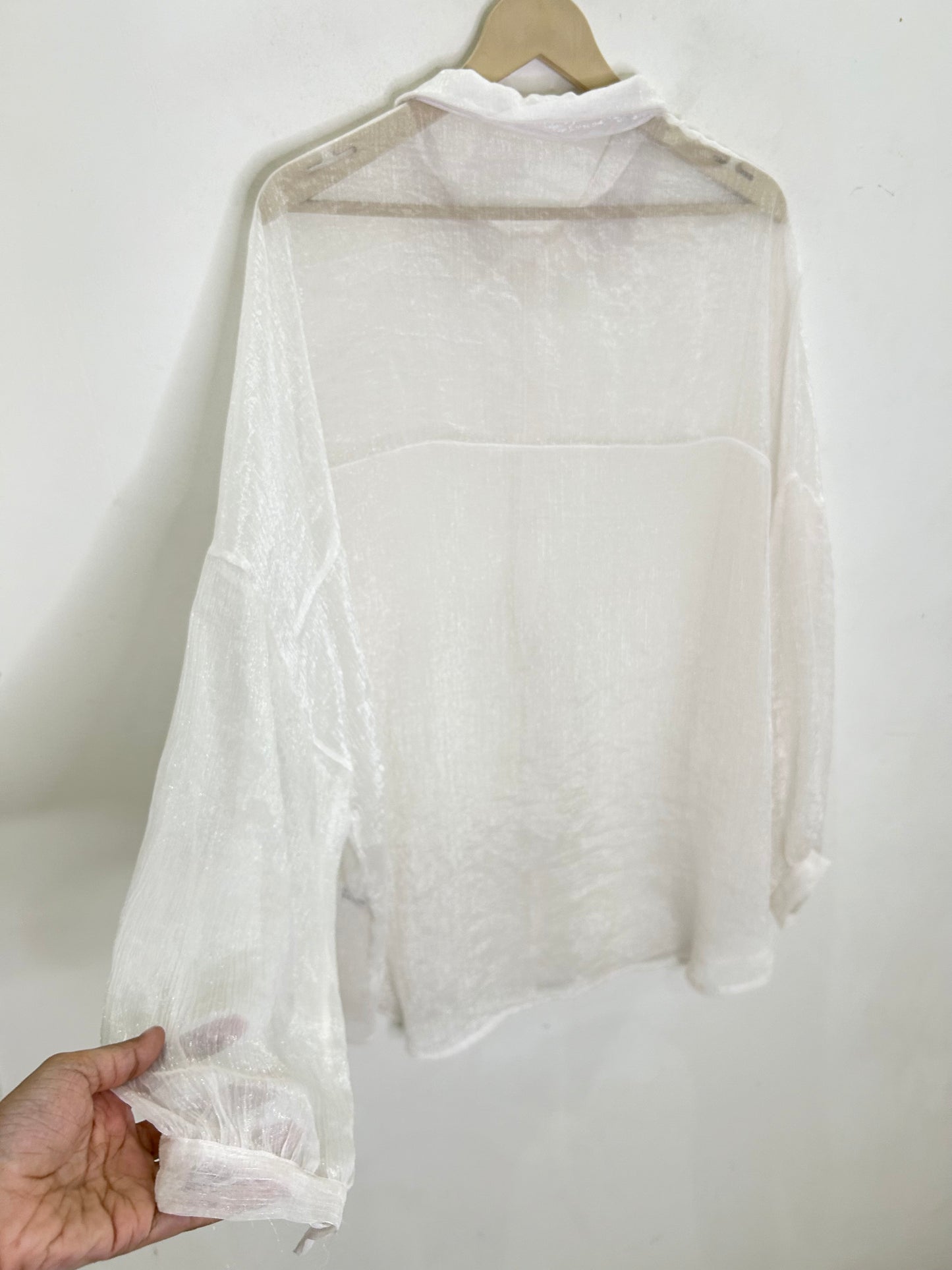 Sheer White Shirt