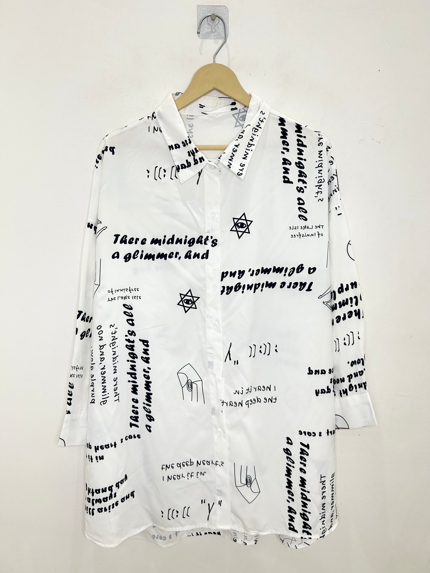 Letter Shirt: Chest: 50”
