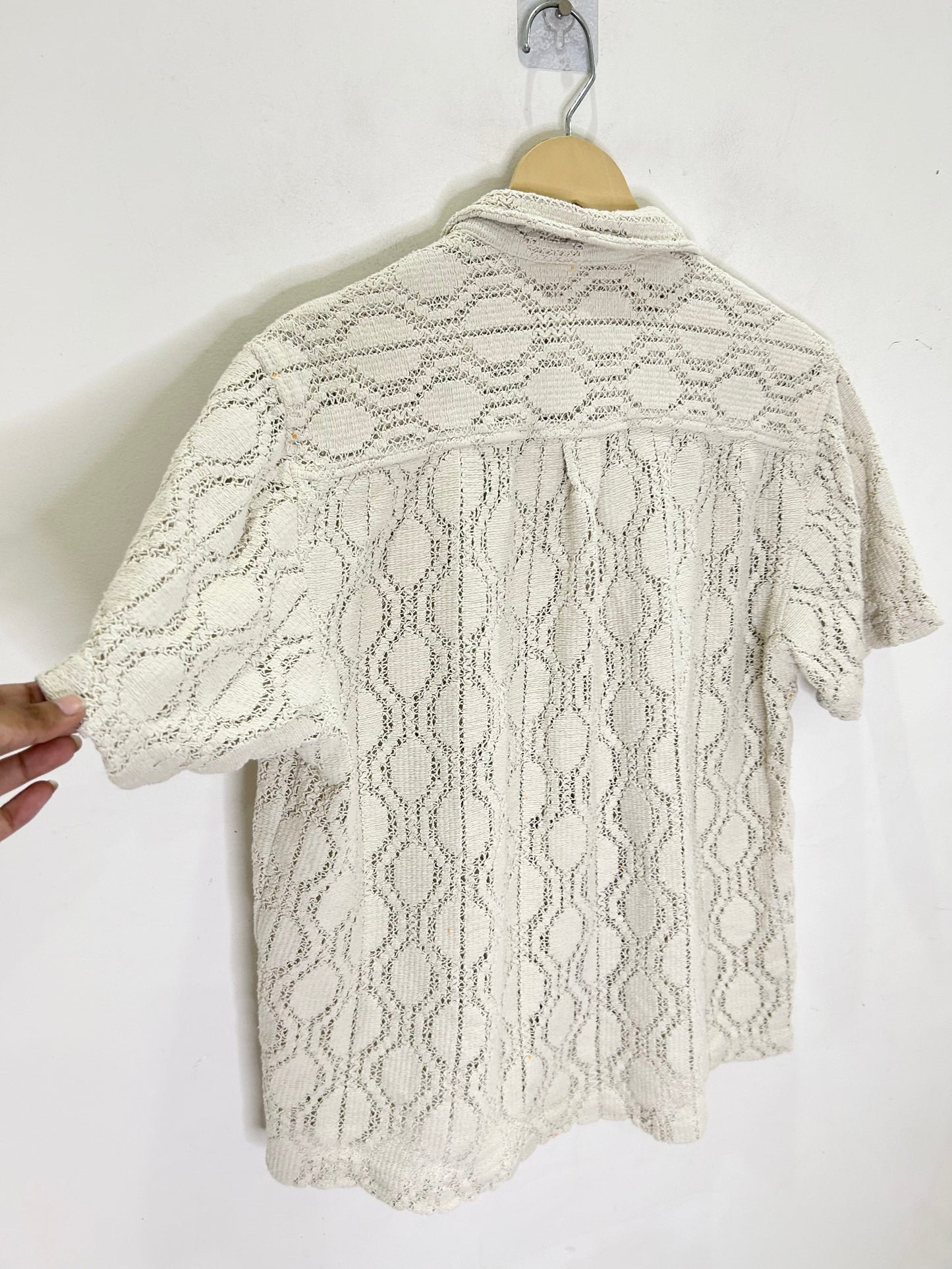 Floral Crochet Shirt