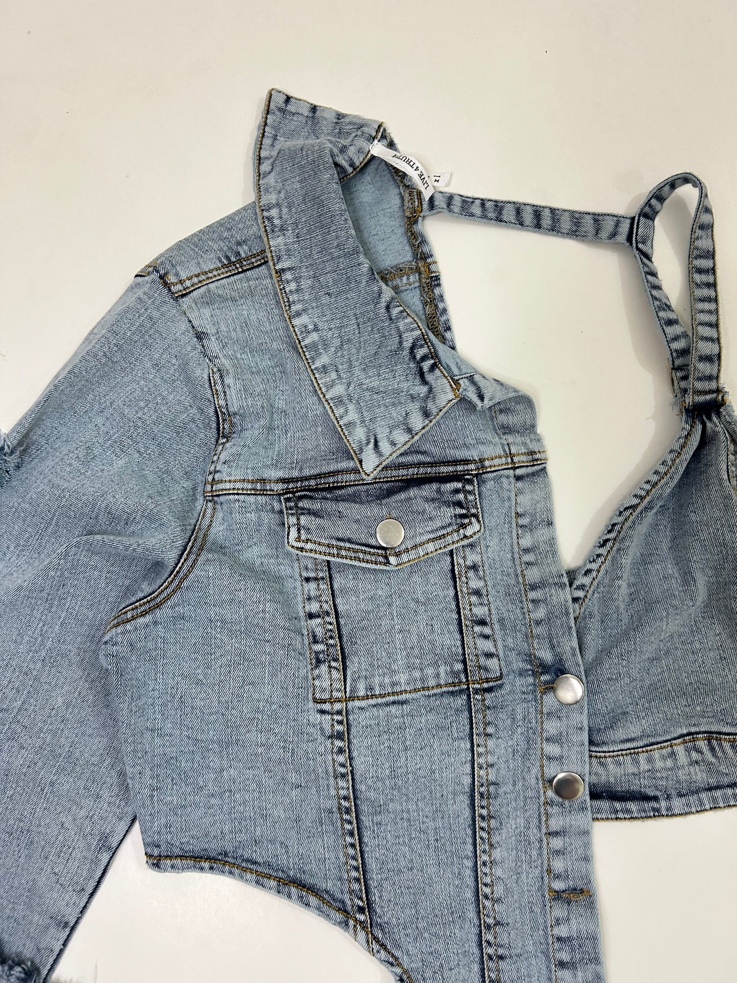Bralette Denim Jacket