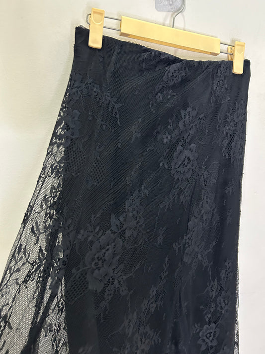 Black Lace Skirt