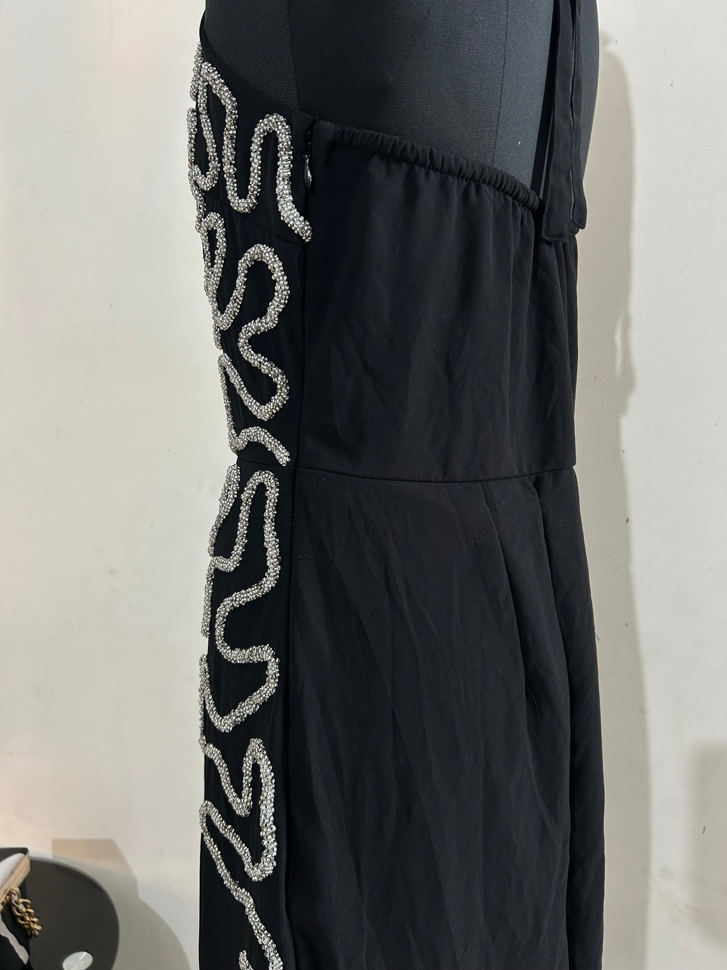 Embellished Halterneck Dress