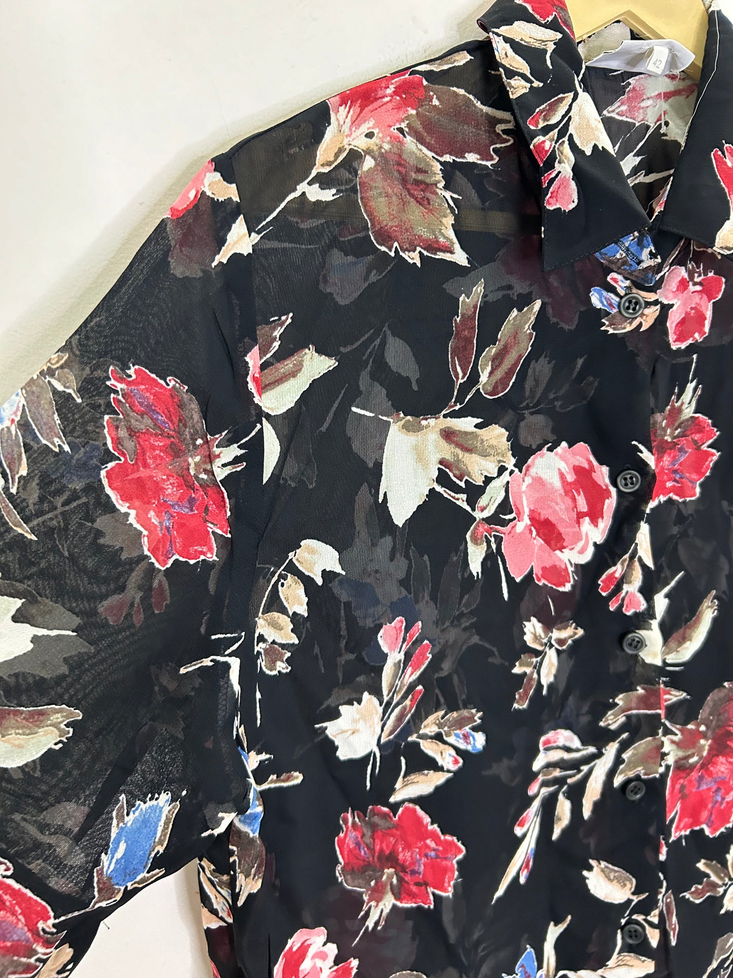 Floral Shirt: Chest-44”
