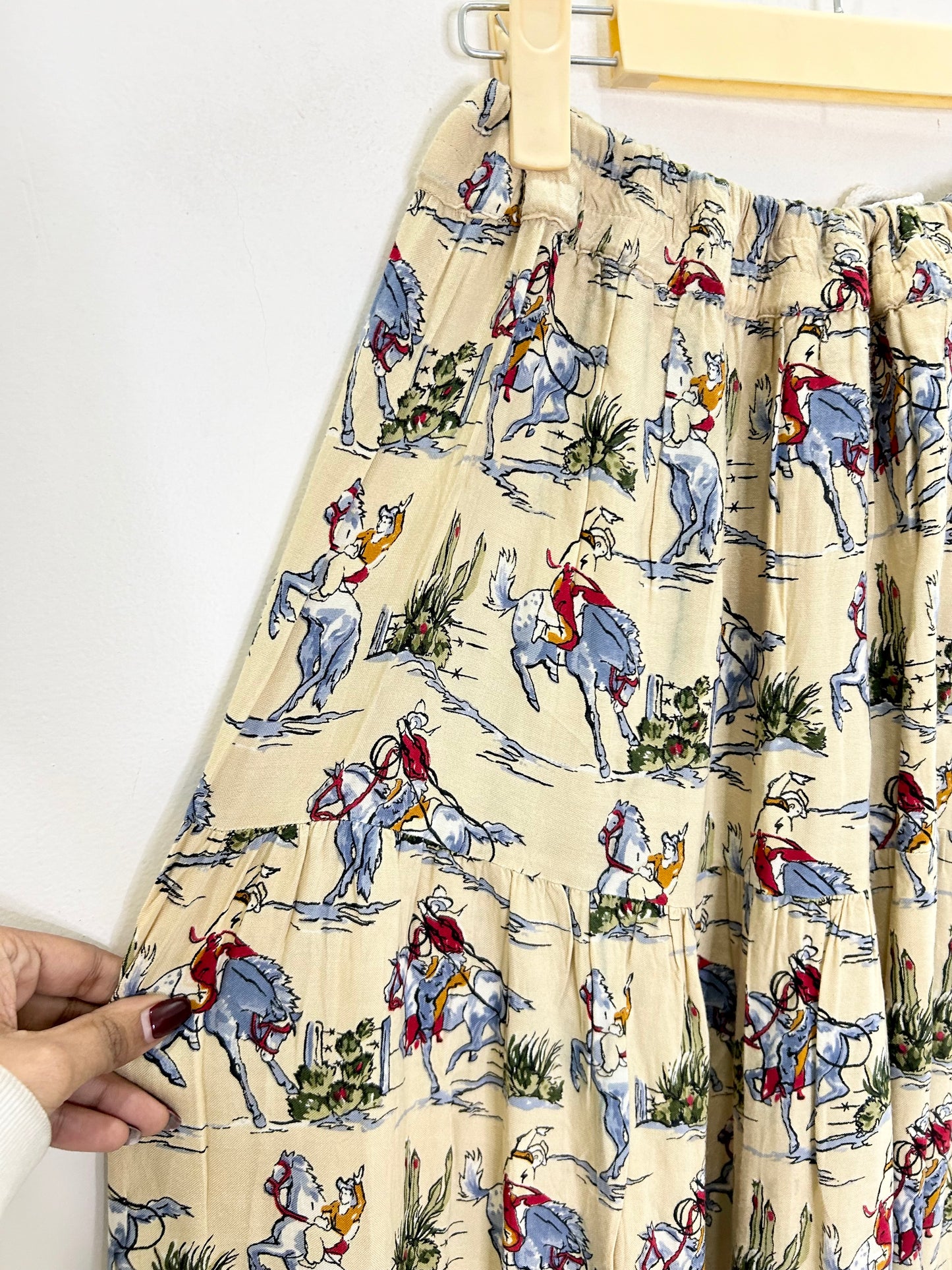 Polo Print Skirt