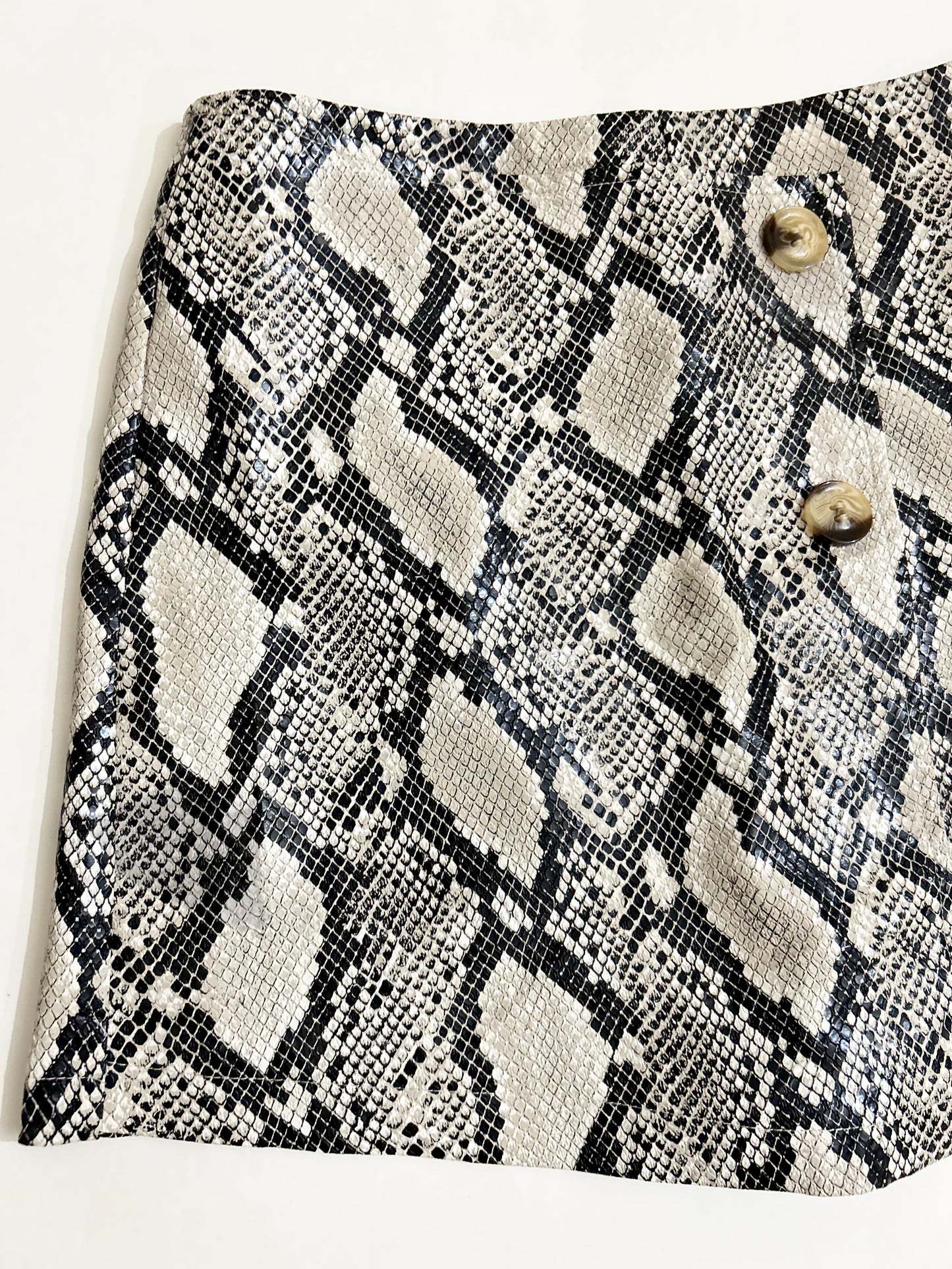 Snake Print Skort