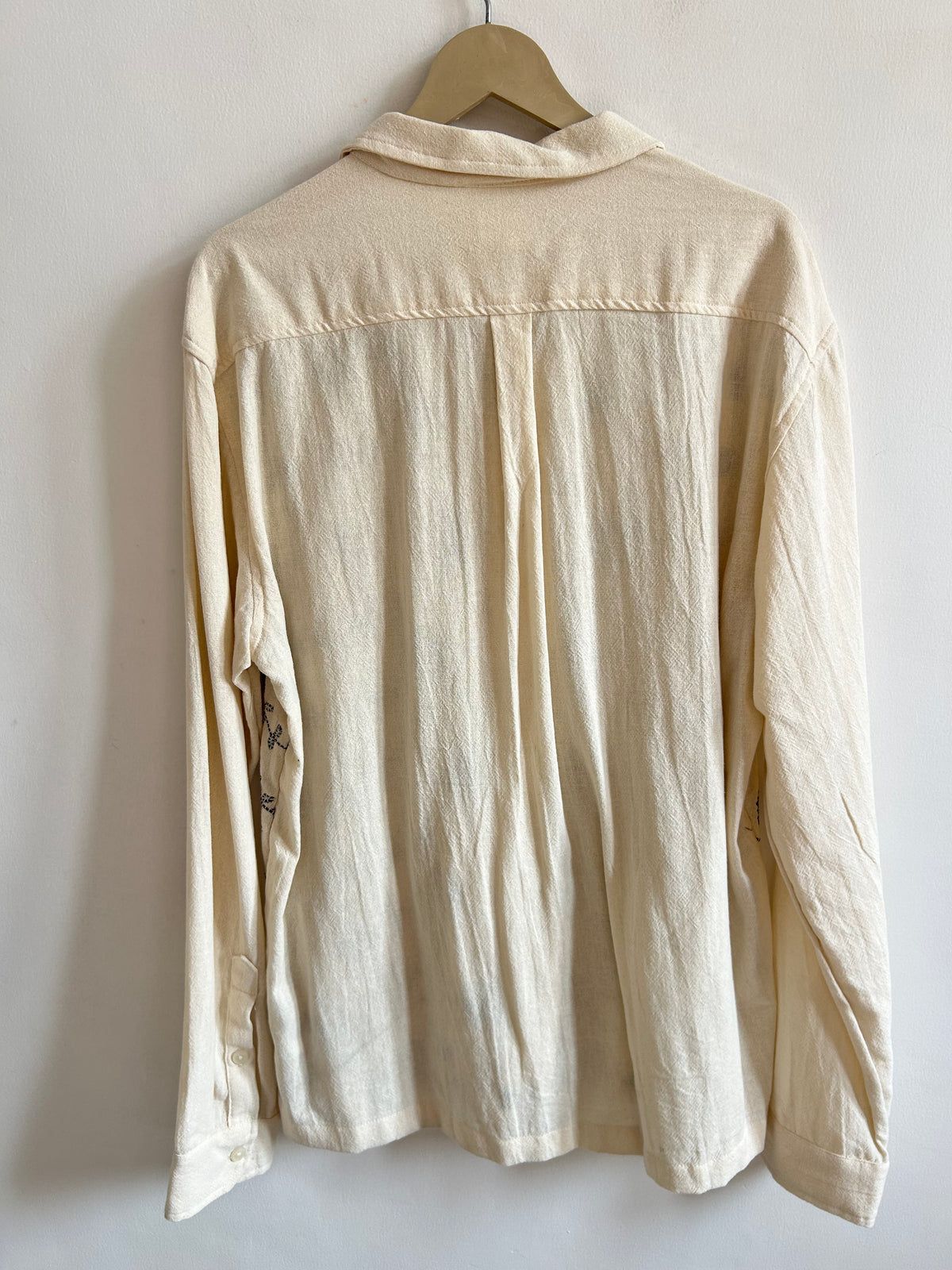 Floral Cotton Embroidered Shirt