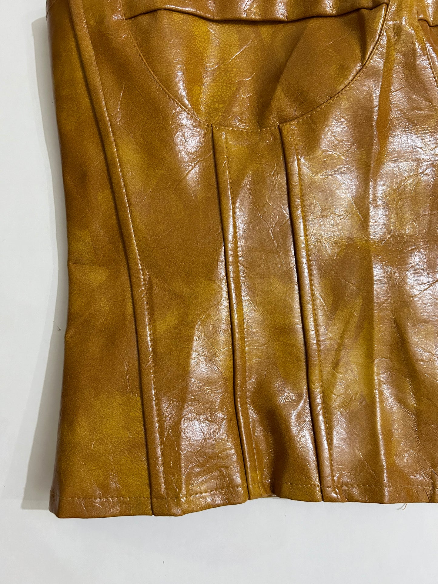 Mustard Corset Top