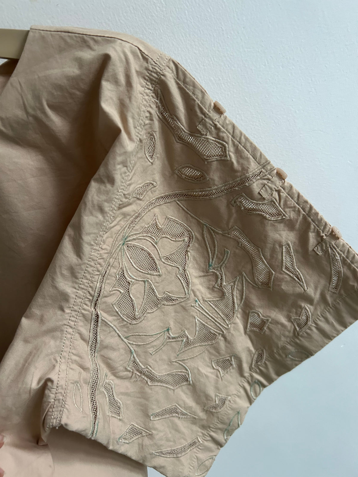 Beige Cotton Top
