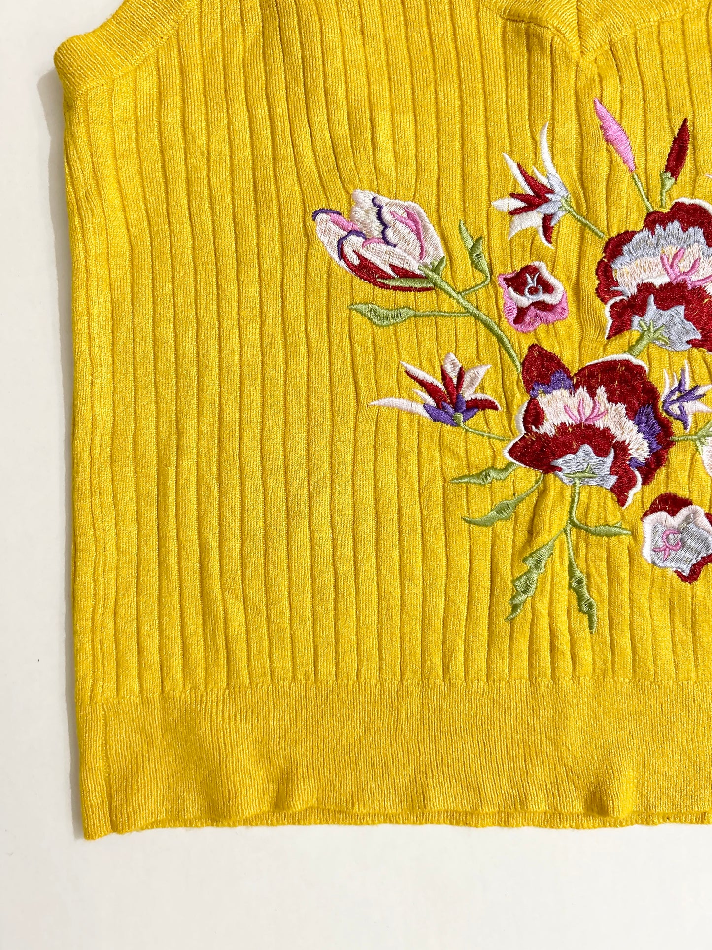 Yellow Floral Top