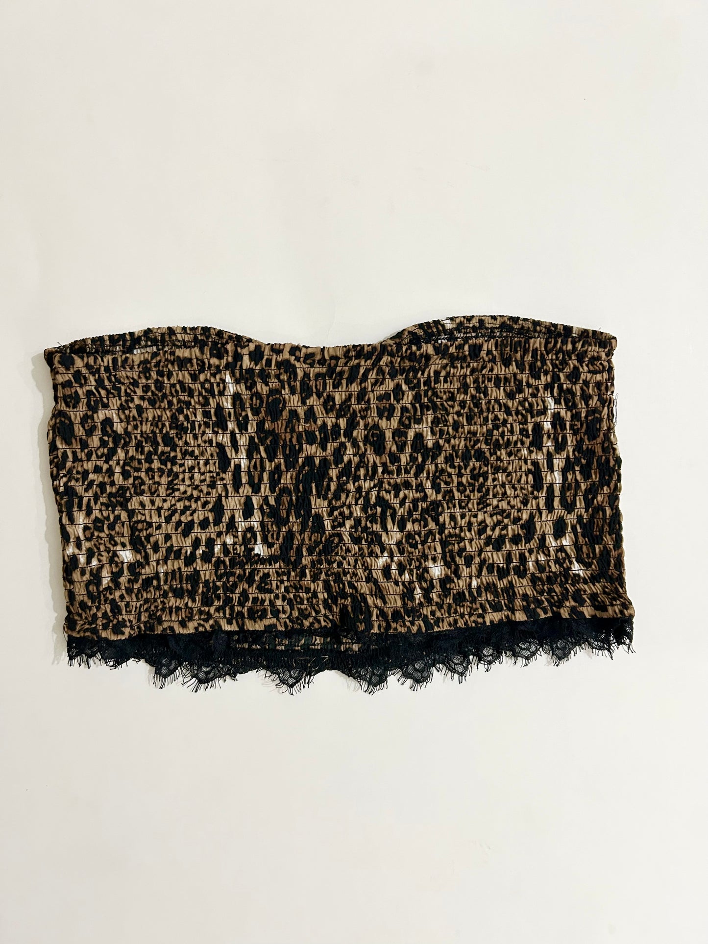 Leopard Bandeau Top