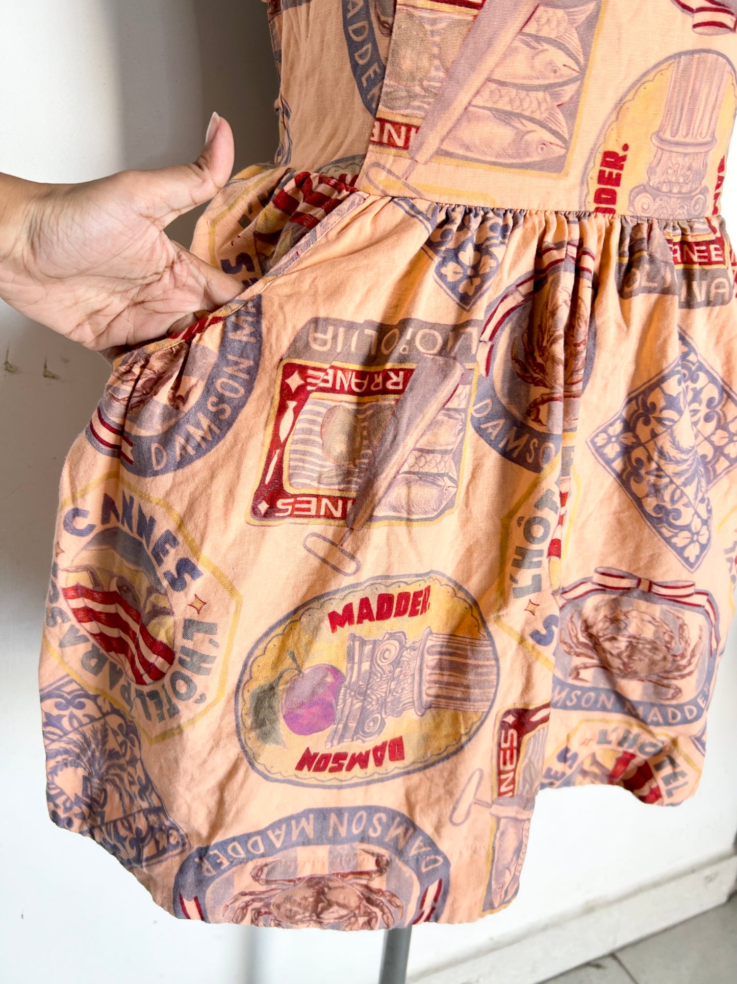 Damson Madder Peaches Dress