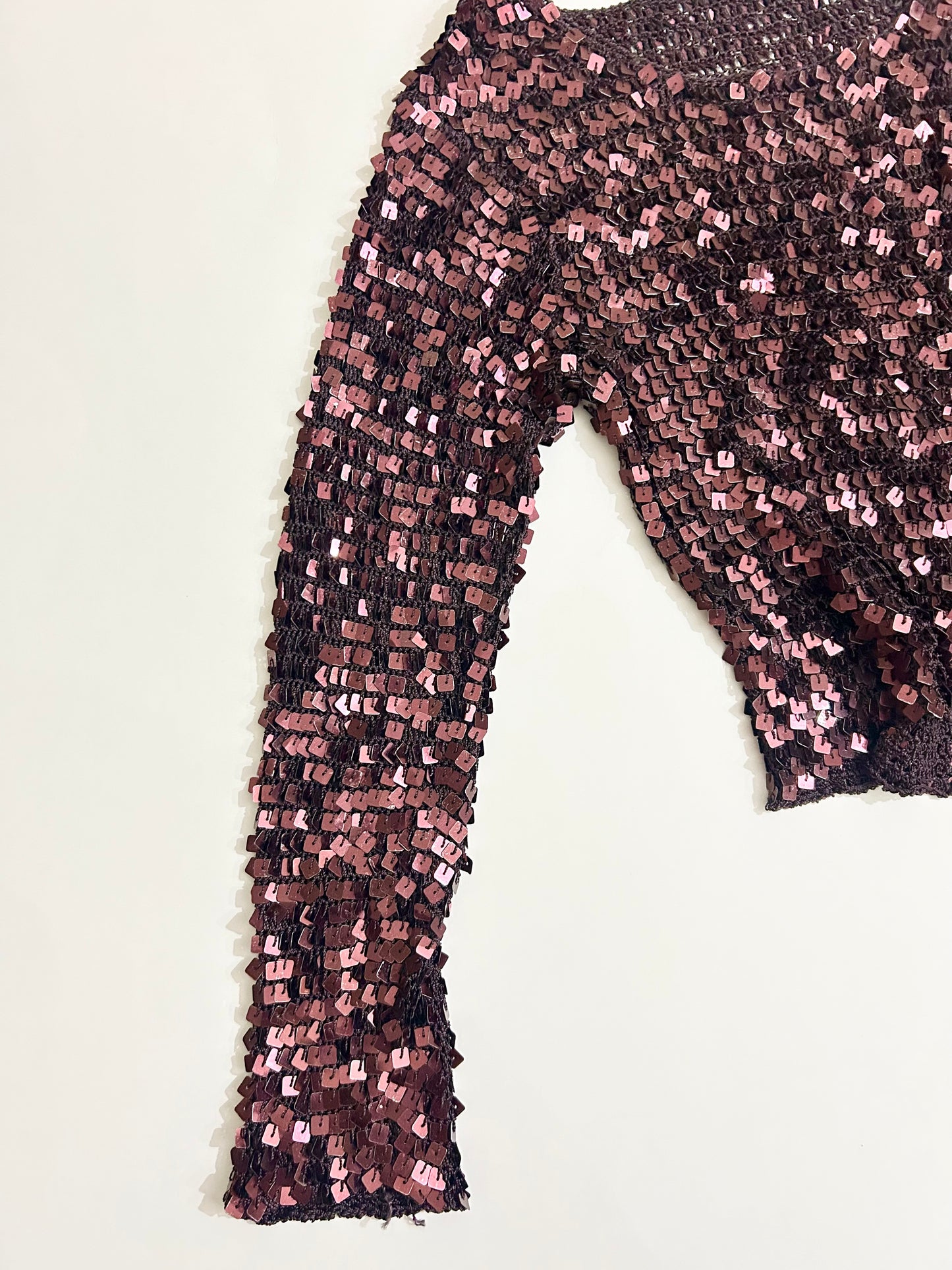 Embellished Sequinned Top