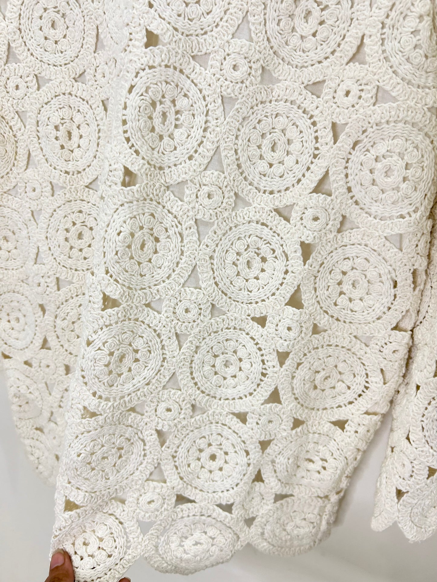 White Crochet Top