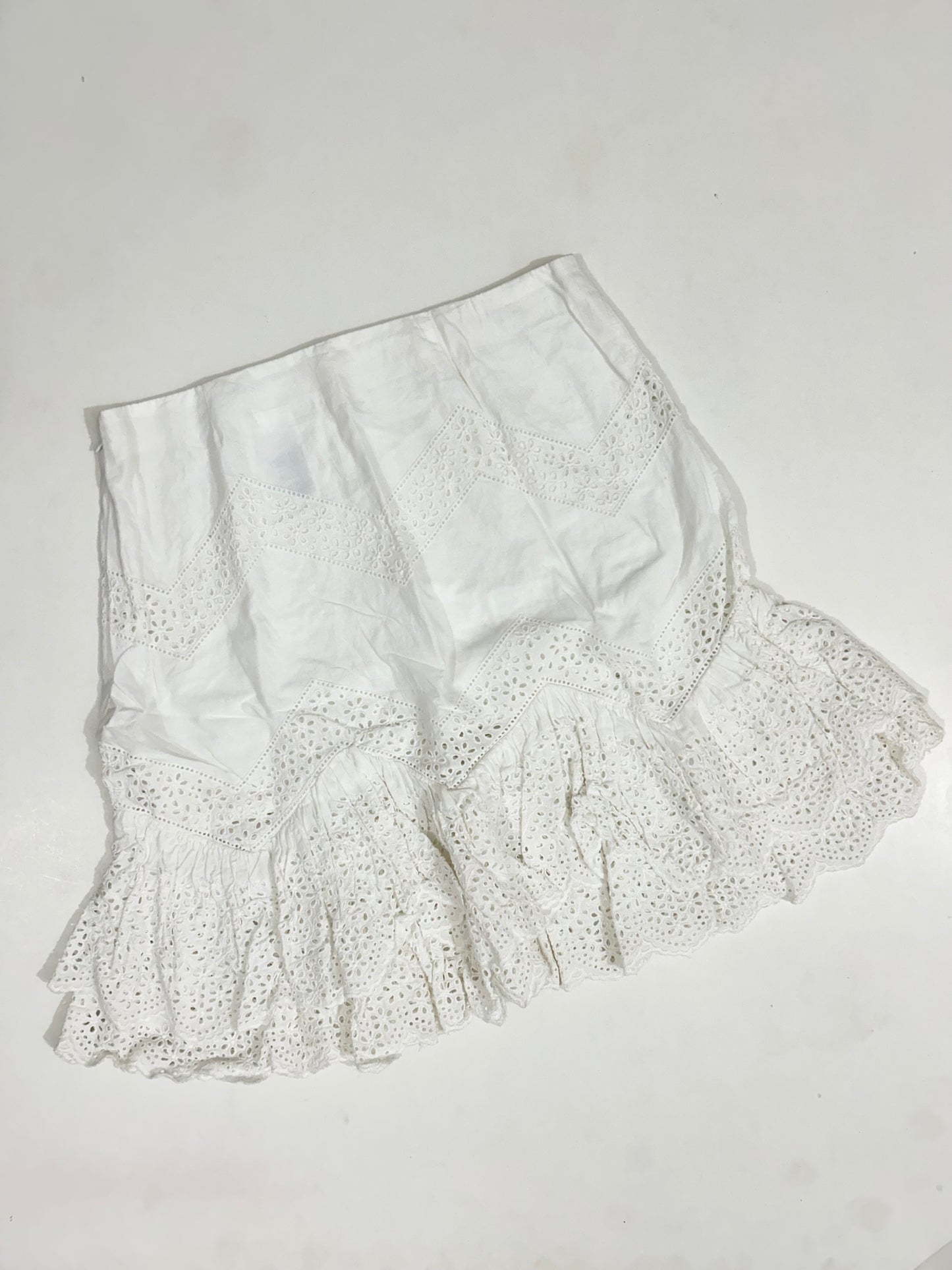 White Cotton Skirt