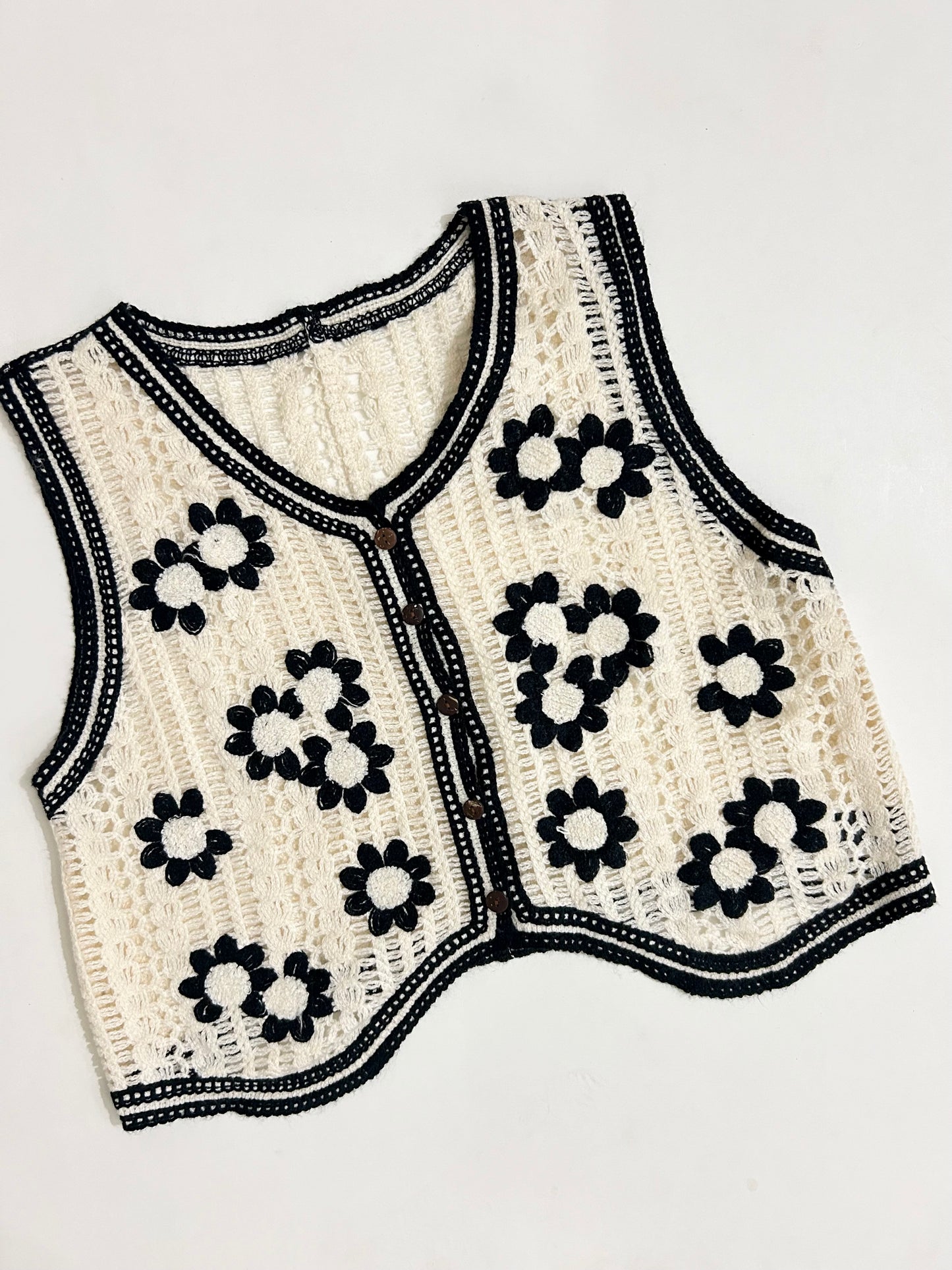 Crochet Floral Top