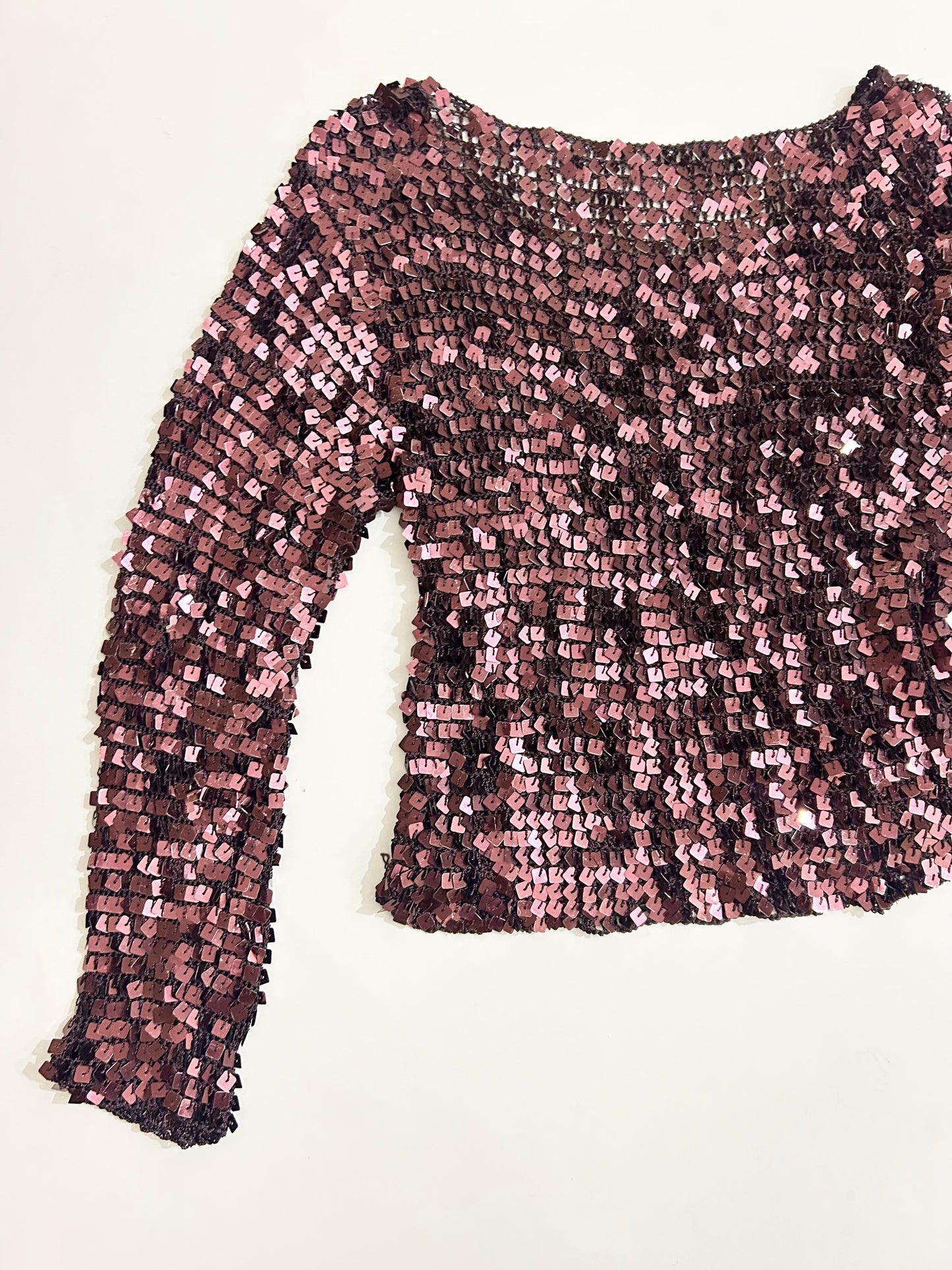 Embellished Sequinned Top