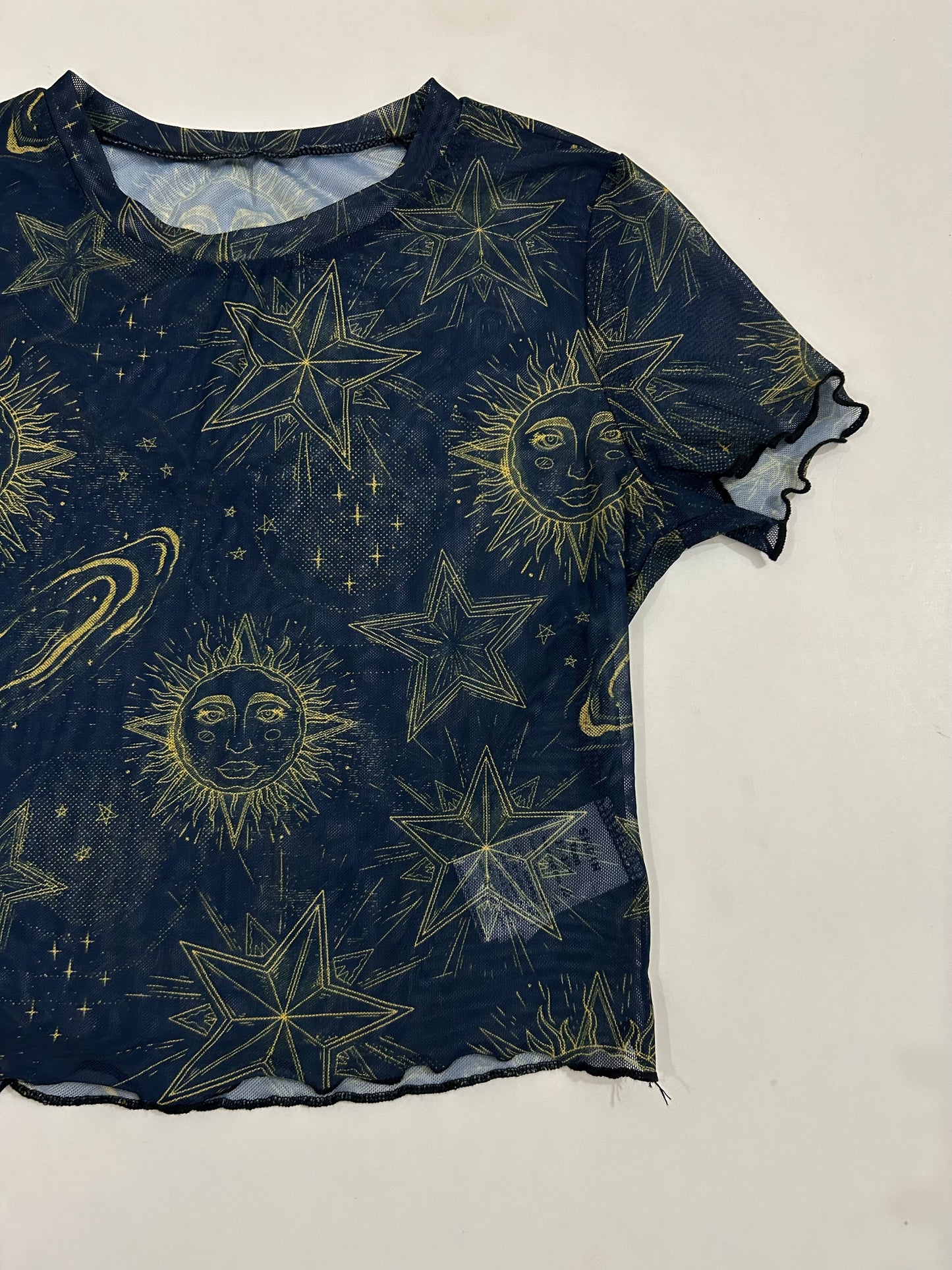 Moon & Star Mesh Top