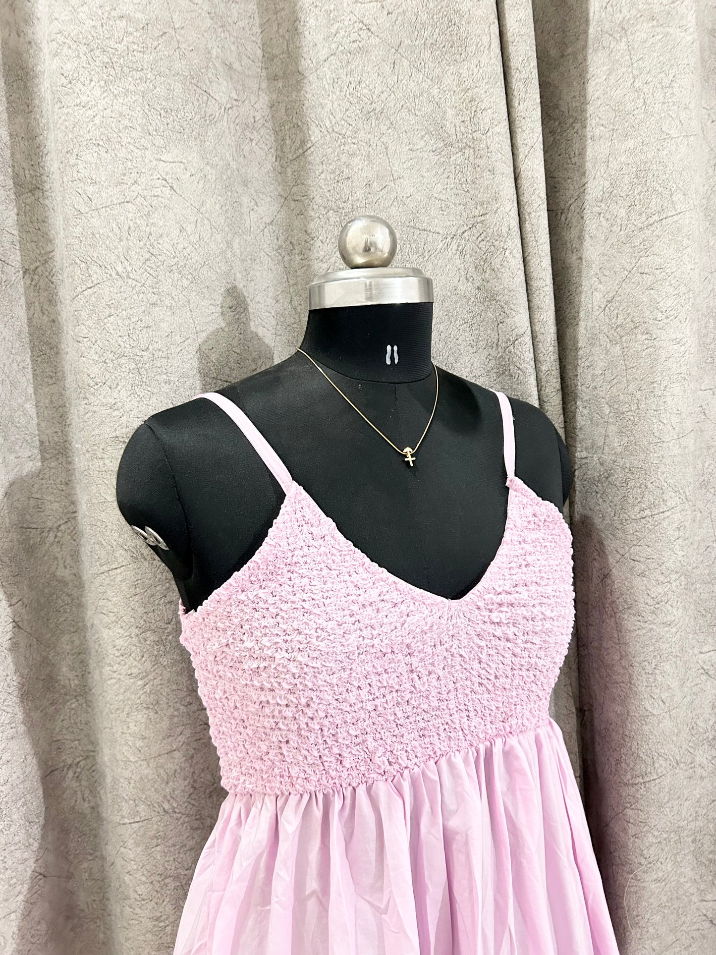 Popcorn Dress: Pink
