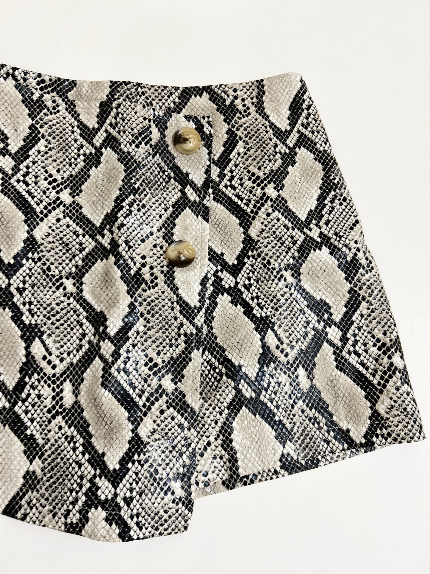 Snake Print Skort