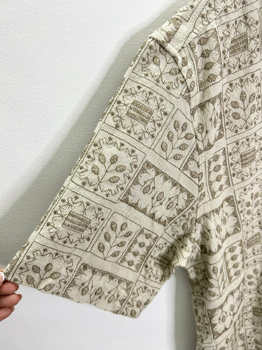 Cotton Embroidered Shirt